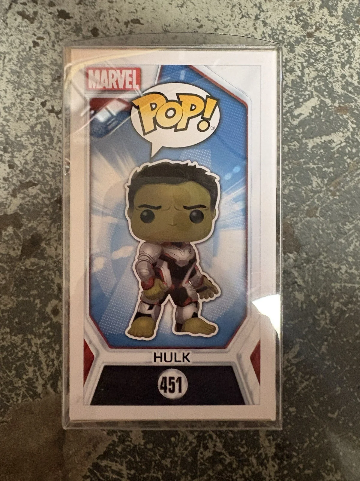 Mark Ruffalo — Mark Ruffalo Signed Hulk Funko Pop 451 COA Sticker Marvel W/ Protector, image 2