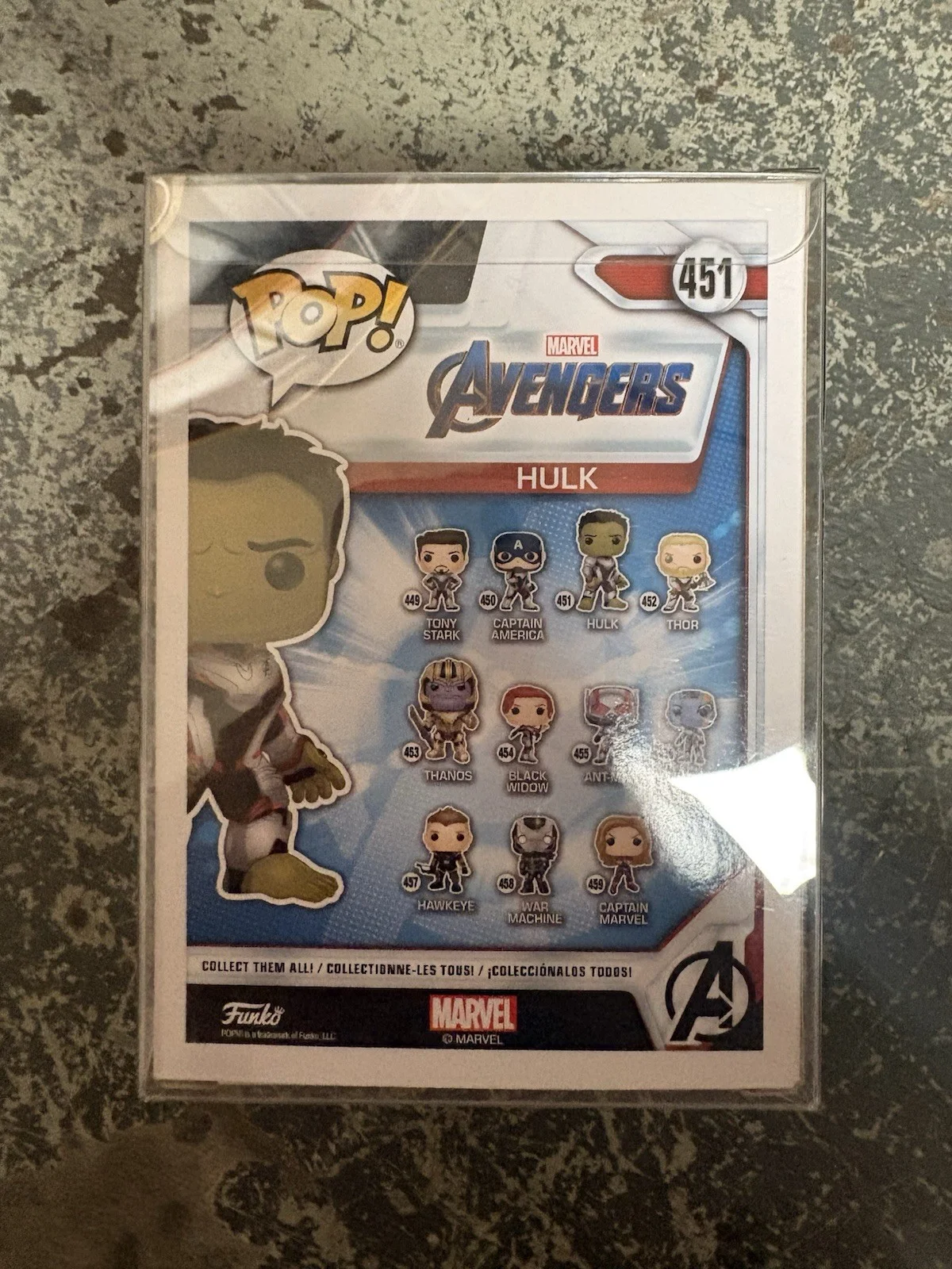 Mark Ruffalo — Mark Ruffalo Signed Hulk Funko Pop 451 COA Sticker Marvel W/ Protector, image 3