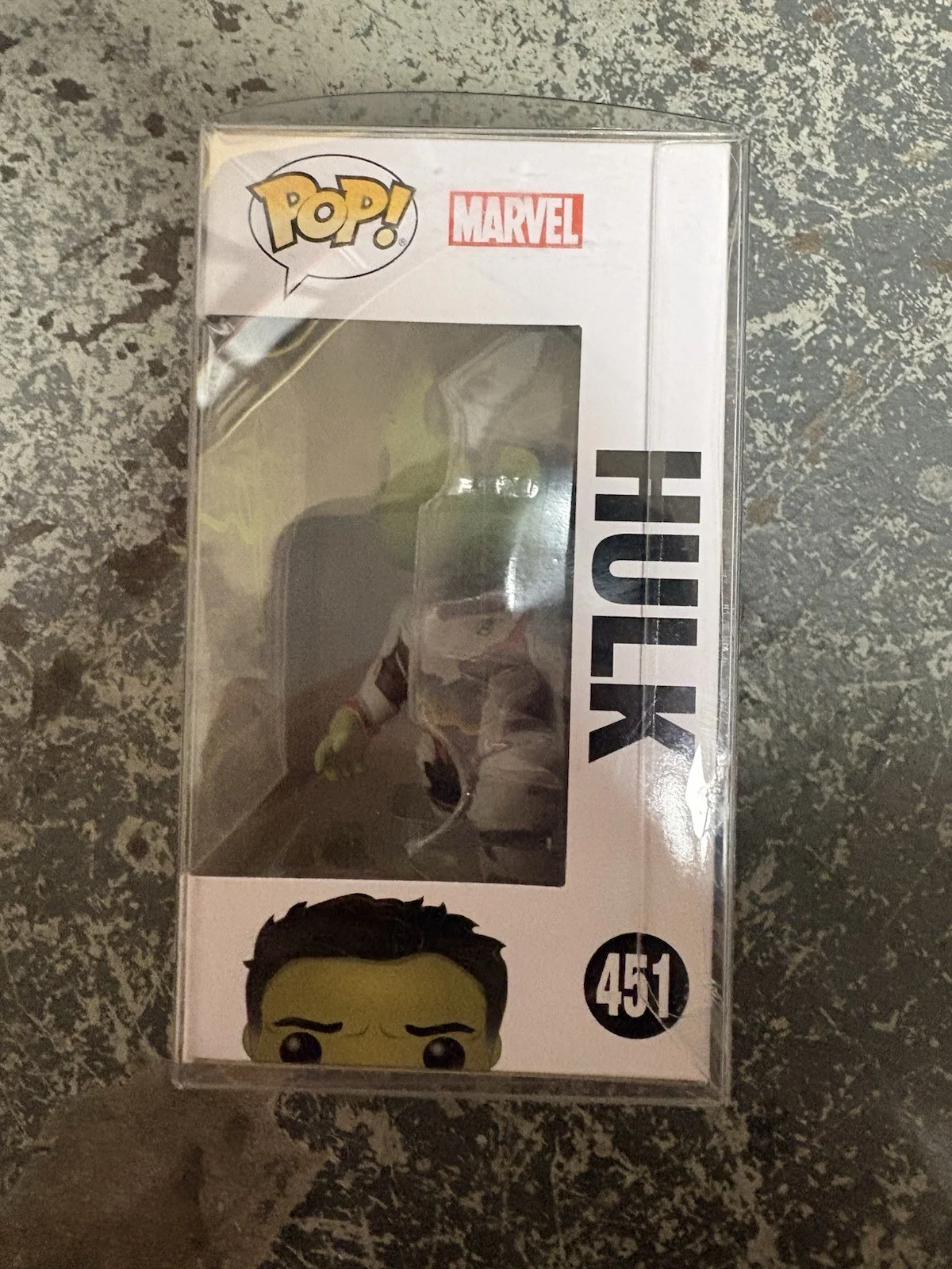 Mark Ruffalo — Mark Ruffalo Signed Hulk Funko Pop 451 COA Sticker Marvel W/ Protector, image 4