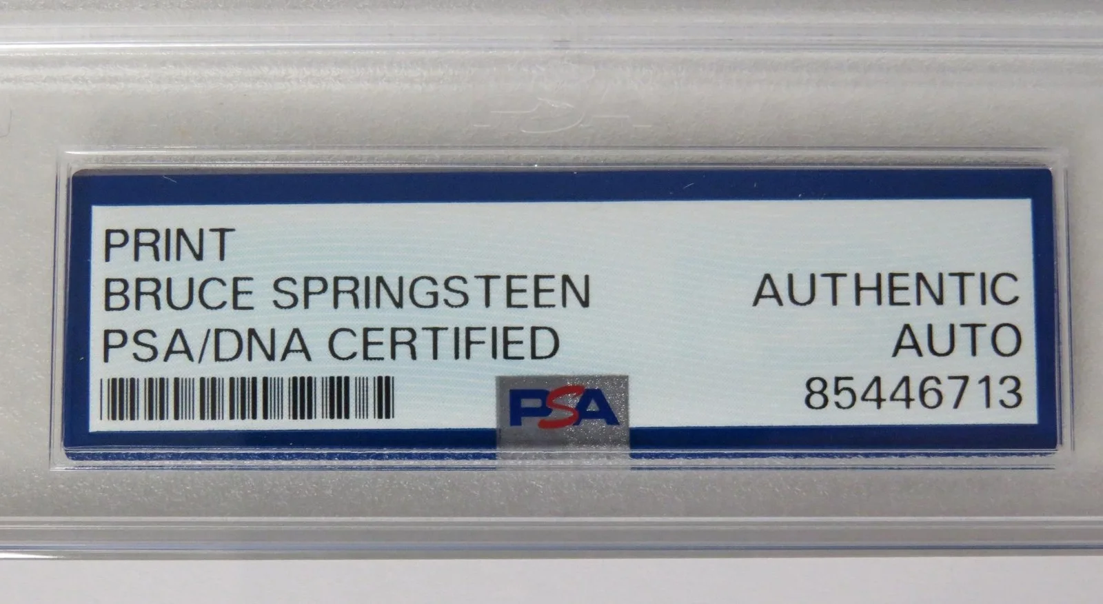 BRUCE SPRINGSTEEN Signed Autograph Auto "Born To Run" Lyric Sheet Slab PSA JSA, image 4