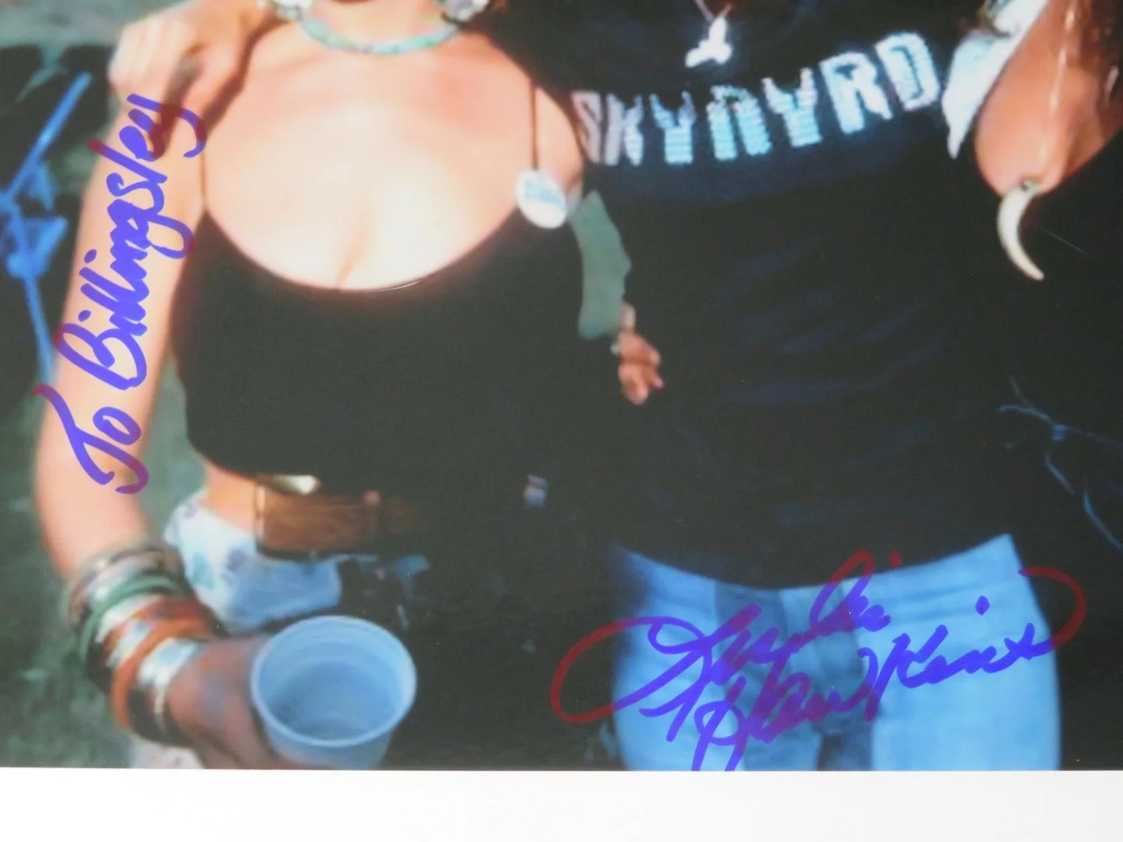 The Honkettes LYNYRD SKYNYRD Signed Autograph Auto 8x10 Photo JSA, image 2