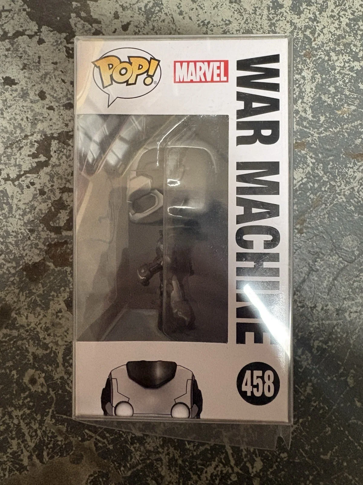 Don Cheadle Autographed War Machine Funko Pop #458 COA Sticker W/ Protector, image 4