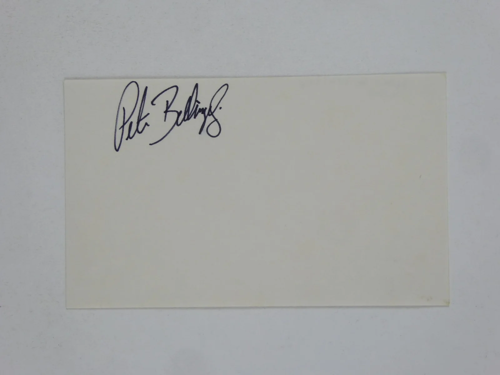 Peter Billingsley — Peter Billingsley Signed Autographed 3x5 Index Card A Christmas Story JSA COA, изображение 2