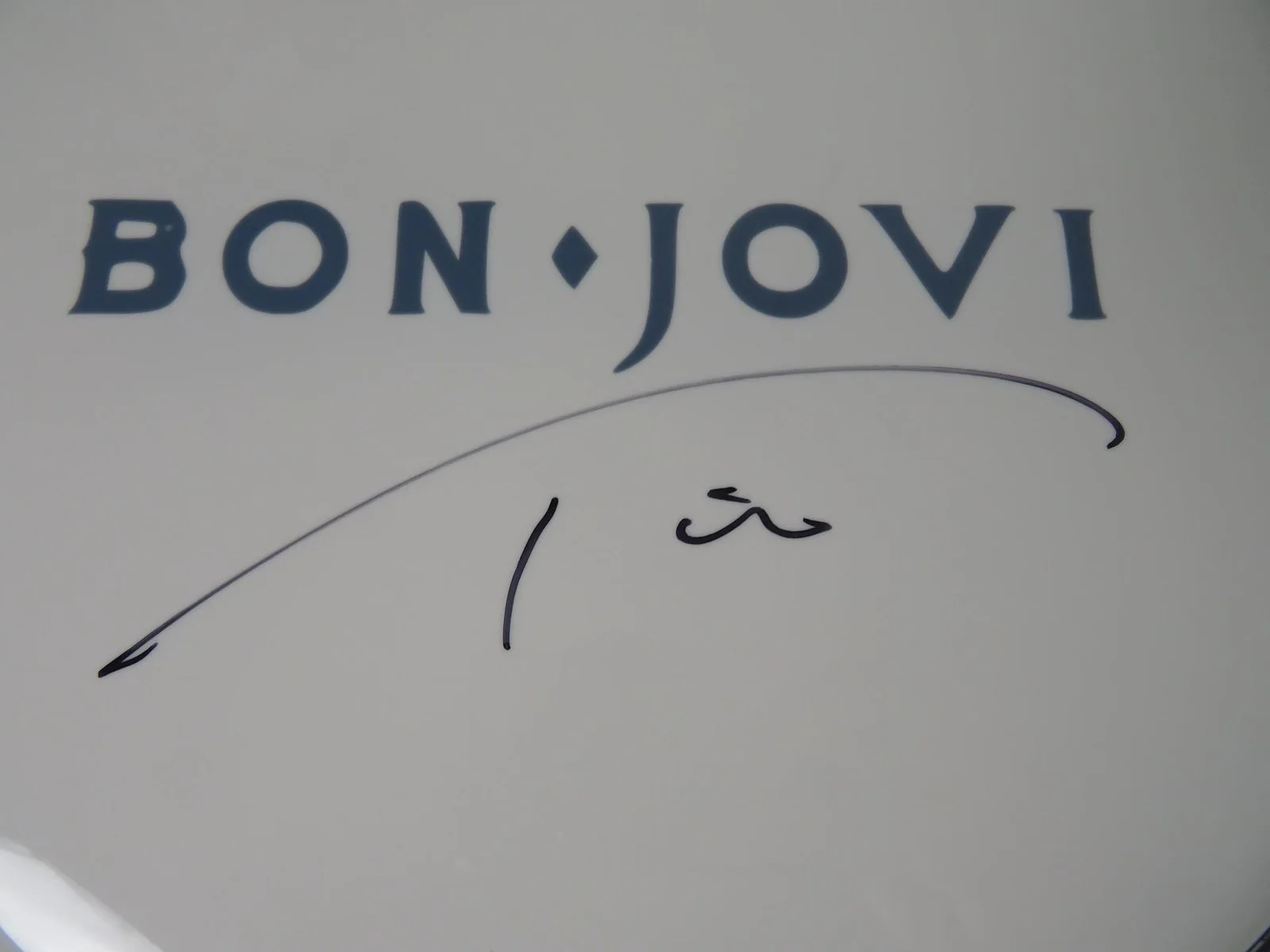 Tico Torres BON JOVI Signed Autograph Auto 10" Drumhead Drum Head JSA, image 2
