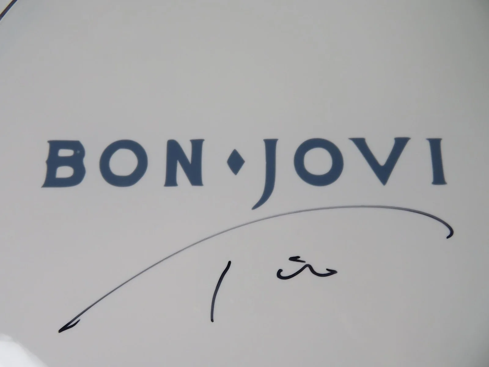 Tico Torres BON JOVI Signed Autograph Auto 10" Drumhead Drum Head JSA, image 3