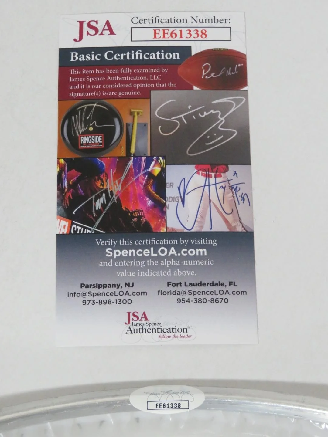 The Quarrymen JOHN LENNON BAND Signed Autograph 13" Drumhead Drum Head by 3 JSA, изображение 4