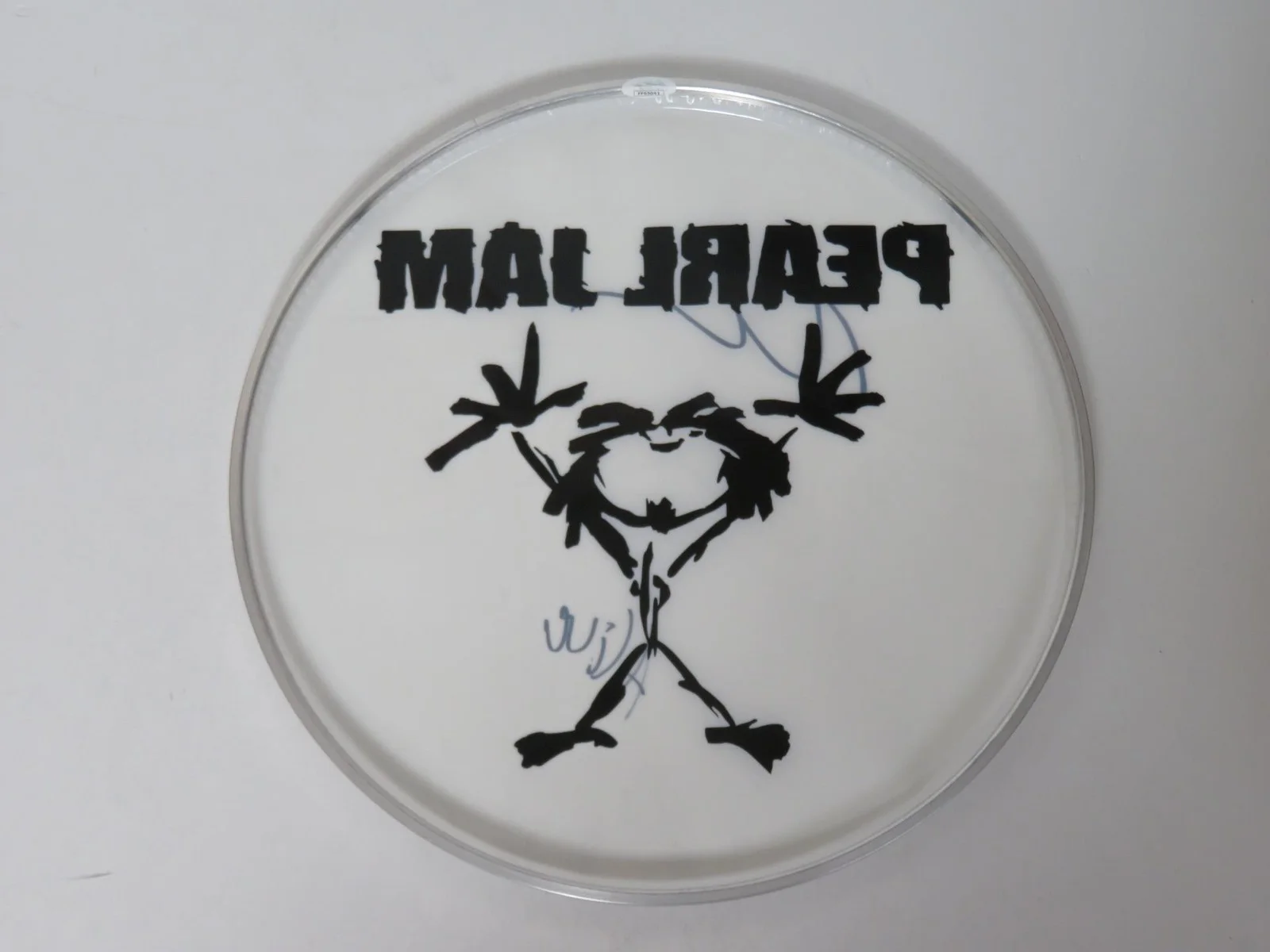 Dave Krusen PEARL JAM Signed Autograph Auto 12" Drumhead Drum Head JSA, image 4