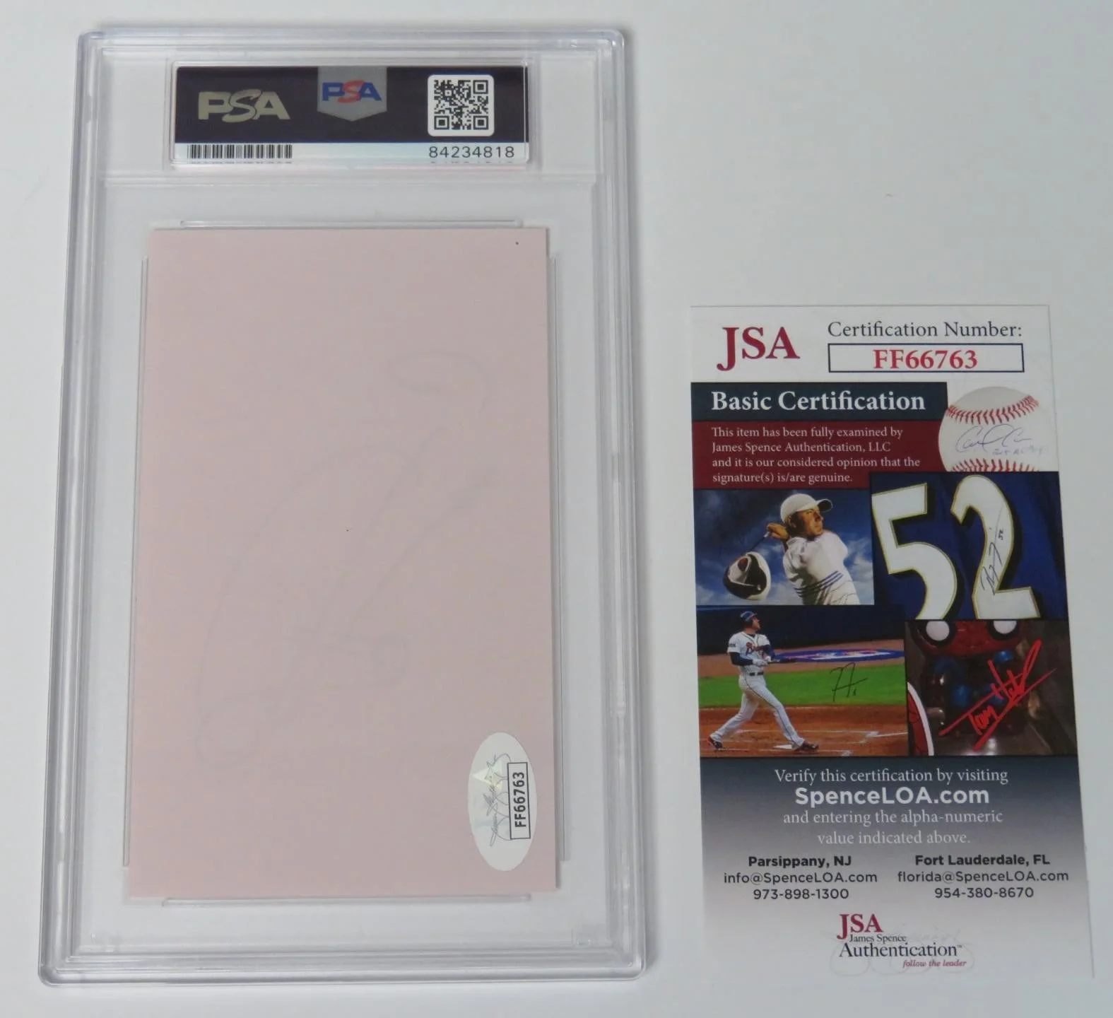 CARRIE UNDERWOOD Signed Autograph Auto 3x5 Index Card Cut Slab PSA JSA, изображение 5