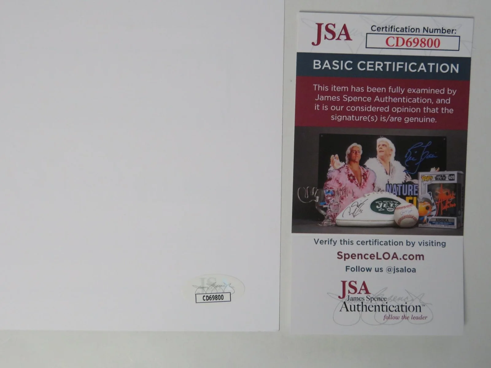 JOE BONAMASSA Signed Autograph Auto "Slow Train" Sheet Music JSA, image 3