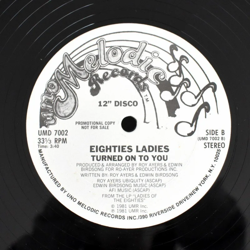 [Eighties Ladies] [12 inch] Turned On To You Promo Vinyl Record, изображение 2
