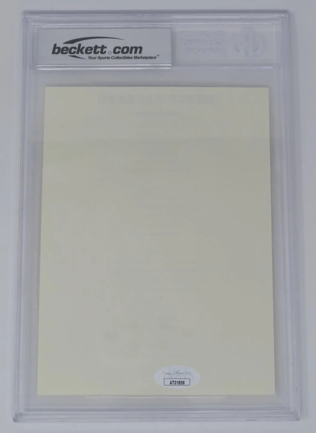 MERLE HAGGARD Signed Autograph Auto "Mama Tried" Lyric Sheet Slab BAS JSA, image 4