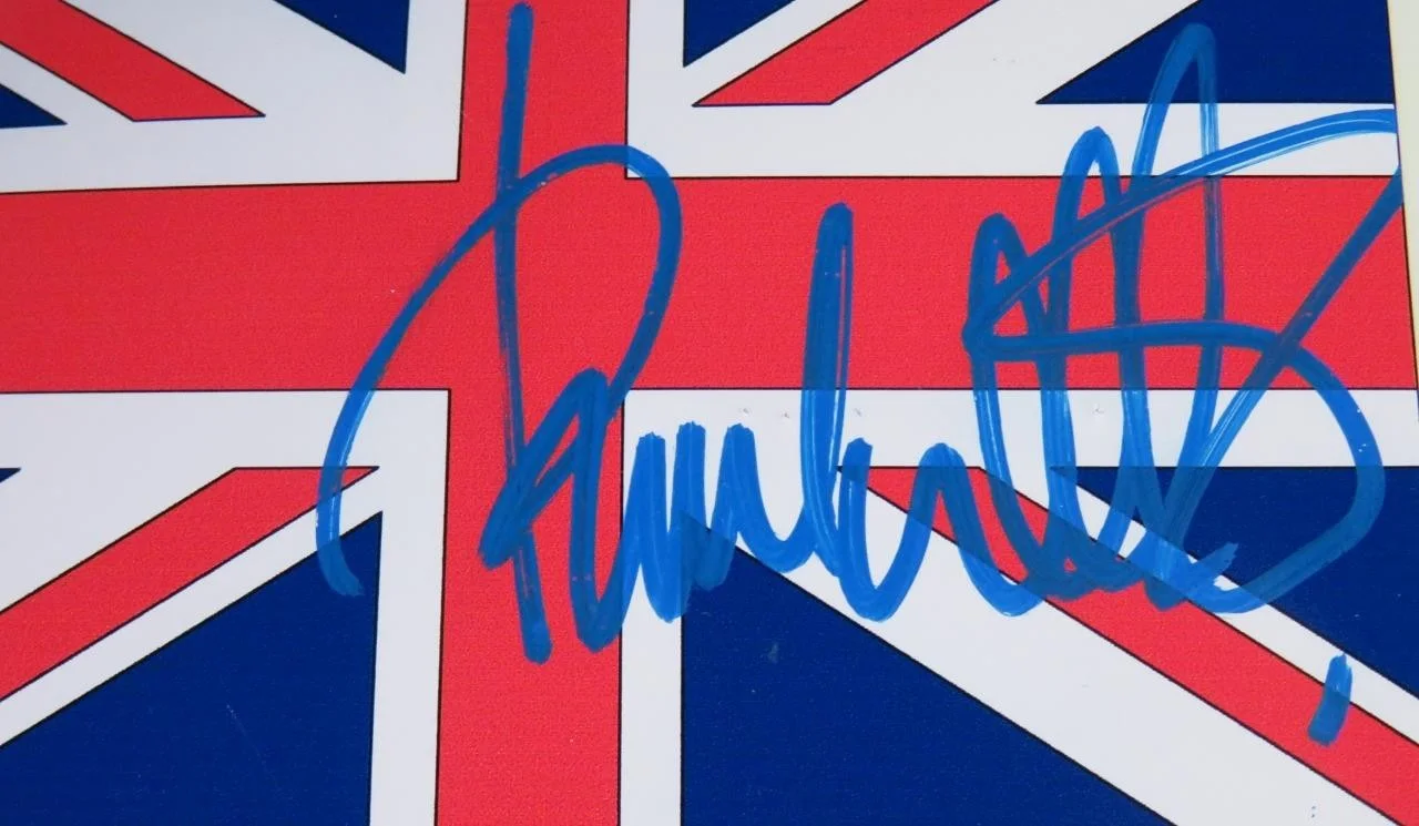 Paul Weller THE JAM Signed Autograph Auto Guitar by 3 JSA, image 3