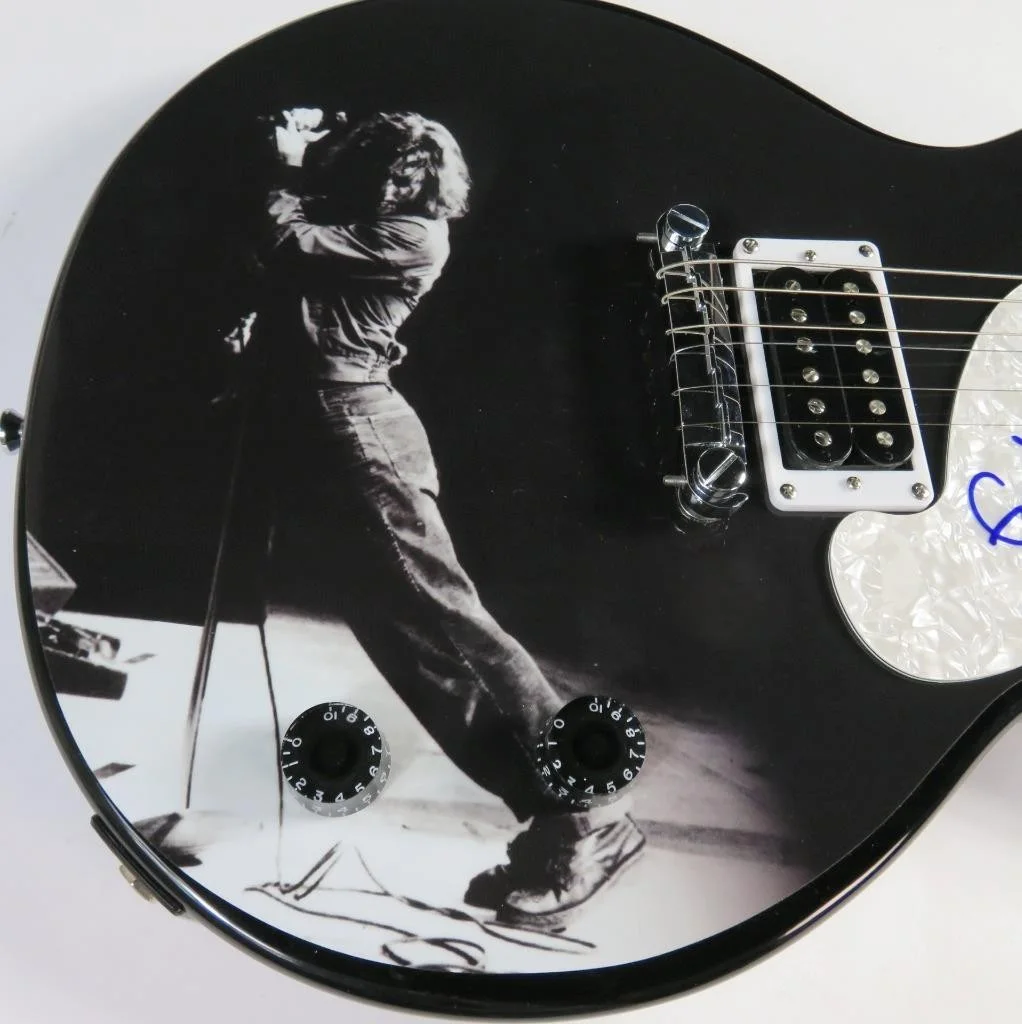 Eddie Vedder PEARL JAM Signed Autograph Auto Epiphone Guitar JSA BAS, image 5
