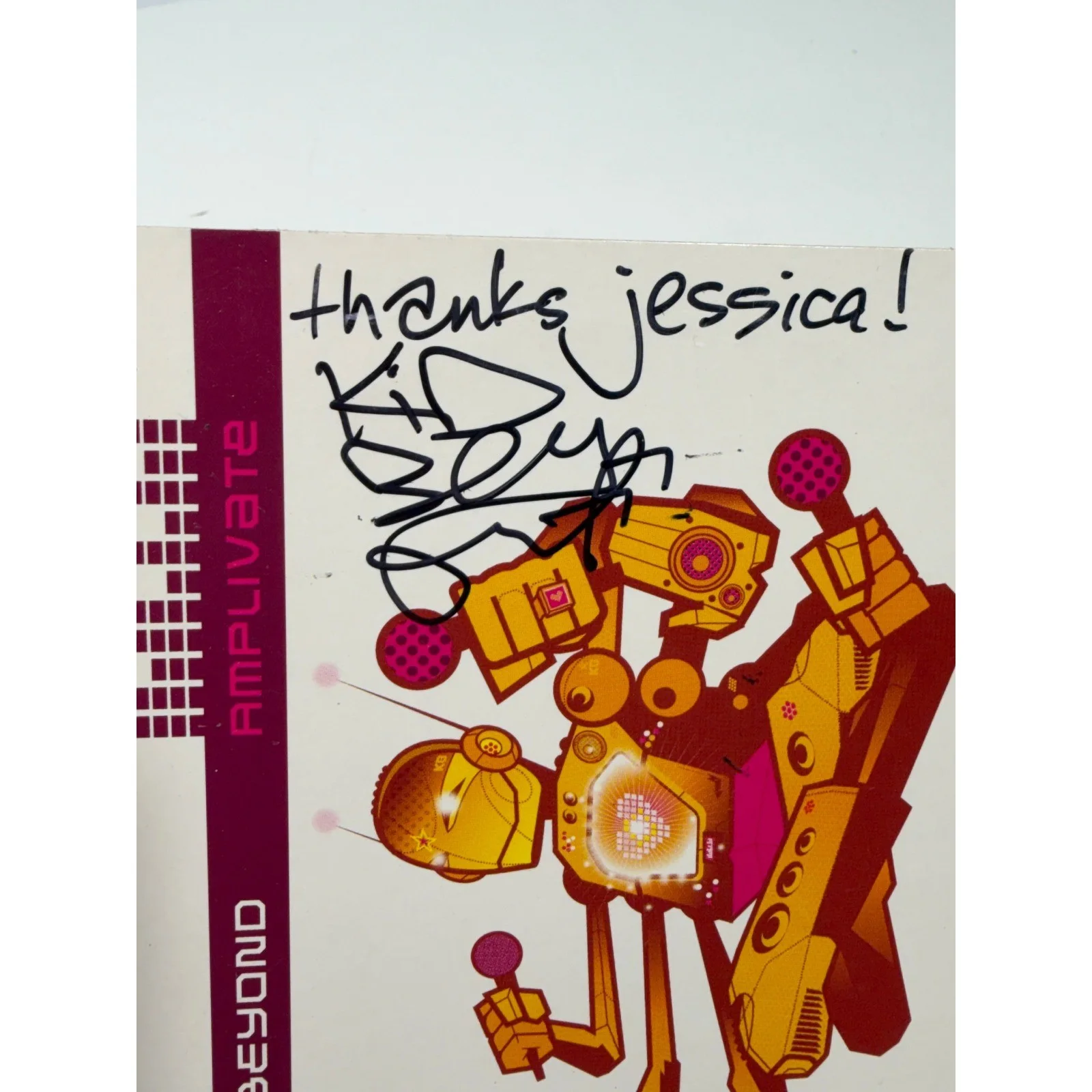 Kid Beyond Amplivate CD Signed Autographed 2006 Beatbox Electronic Love-Million, image 3