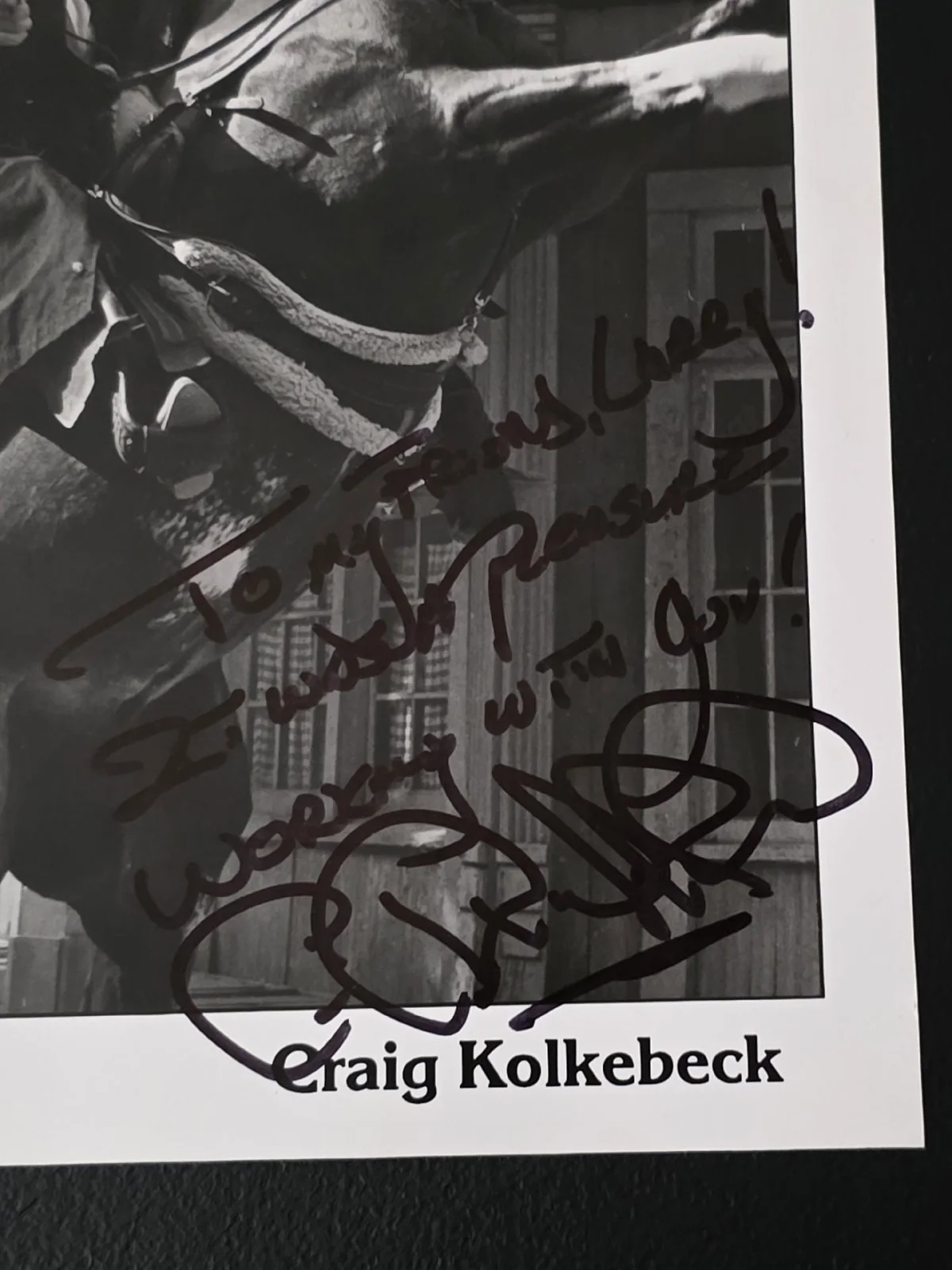 Craig Kolkebeck - Signed Autographed Picture - RARE Find - Western - WoW!! L@@K!, изображение 2