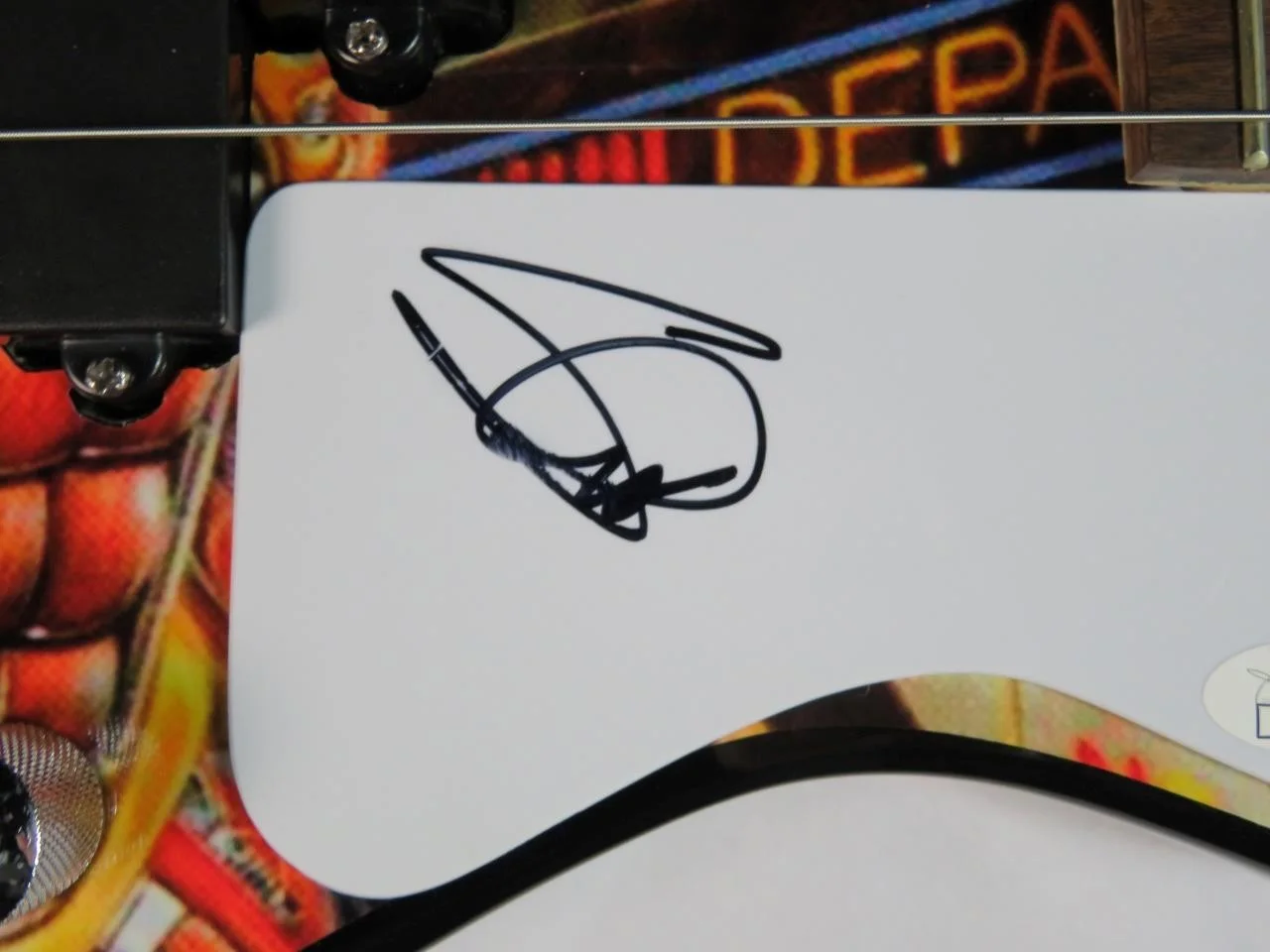 Steve Harris IRON MAIDEN Signed Autograph Auto Bass Guitar JSA, image 2