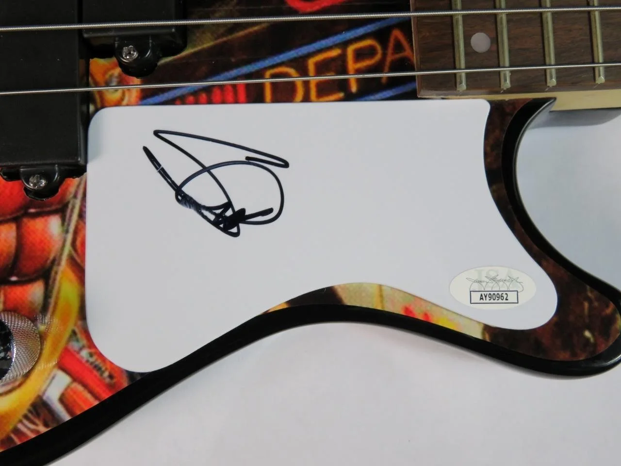 Steve Harris IRON MAIDEN Signed Autograph Auto Bass Guitar JSA, image 3