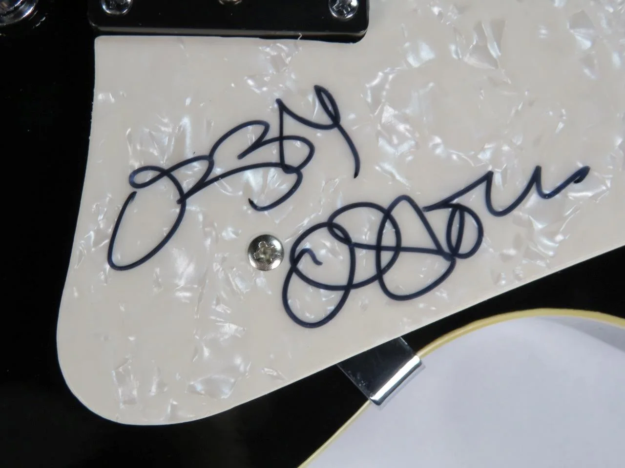 Ozzy Osbourne BLACK SABBATH Signed Autograph Auto Guitar JSA, image 2