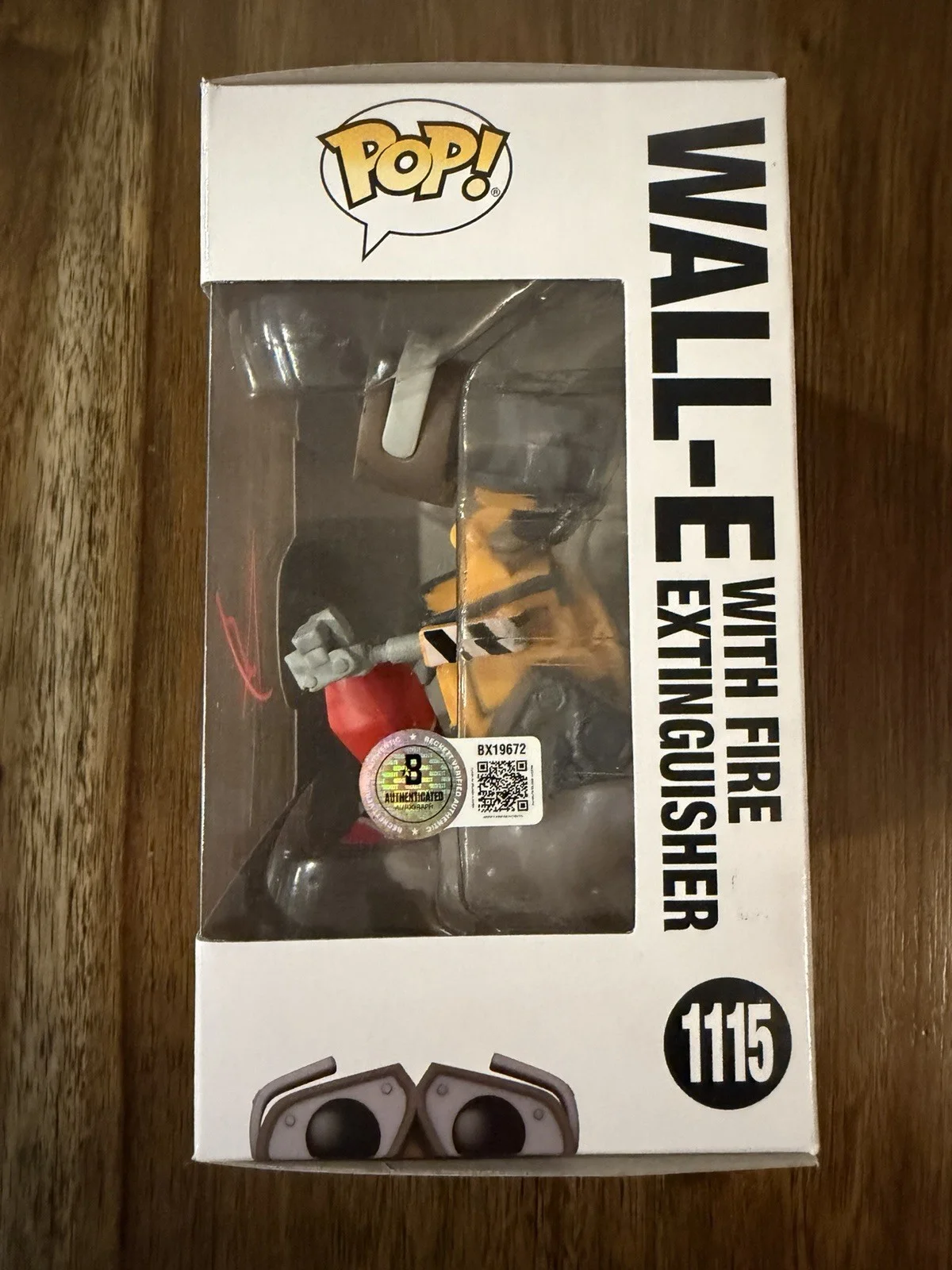 Andrew Stanton ‘WALL-E’ Movie Director Signed Funko Pop Beckett Walle, image 2