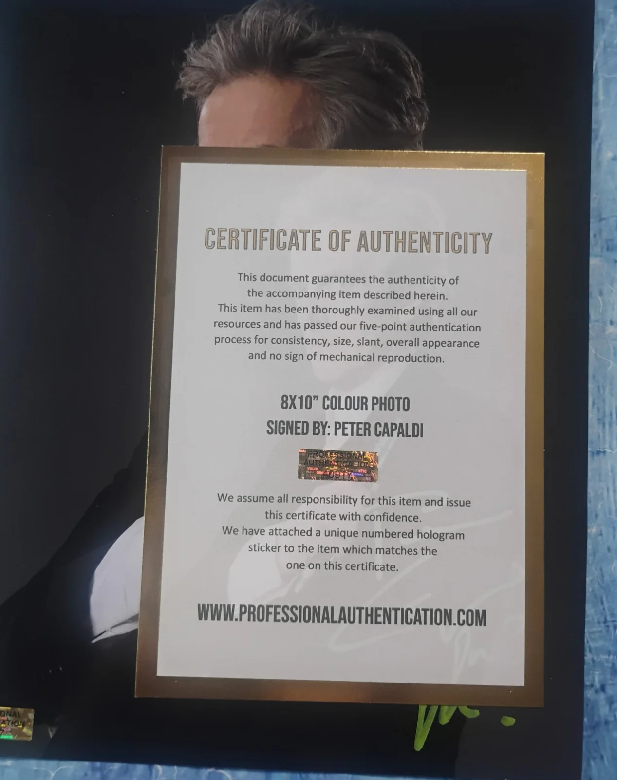 Peter Capaldi Hand Signed Autograph 8x10 Photo COA Doctor Who NO US TARIFFS, image 4