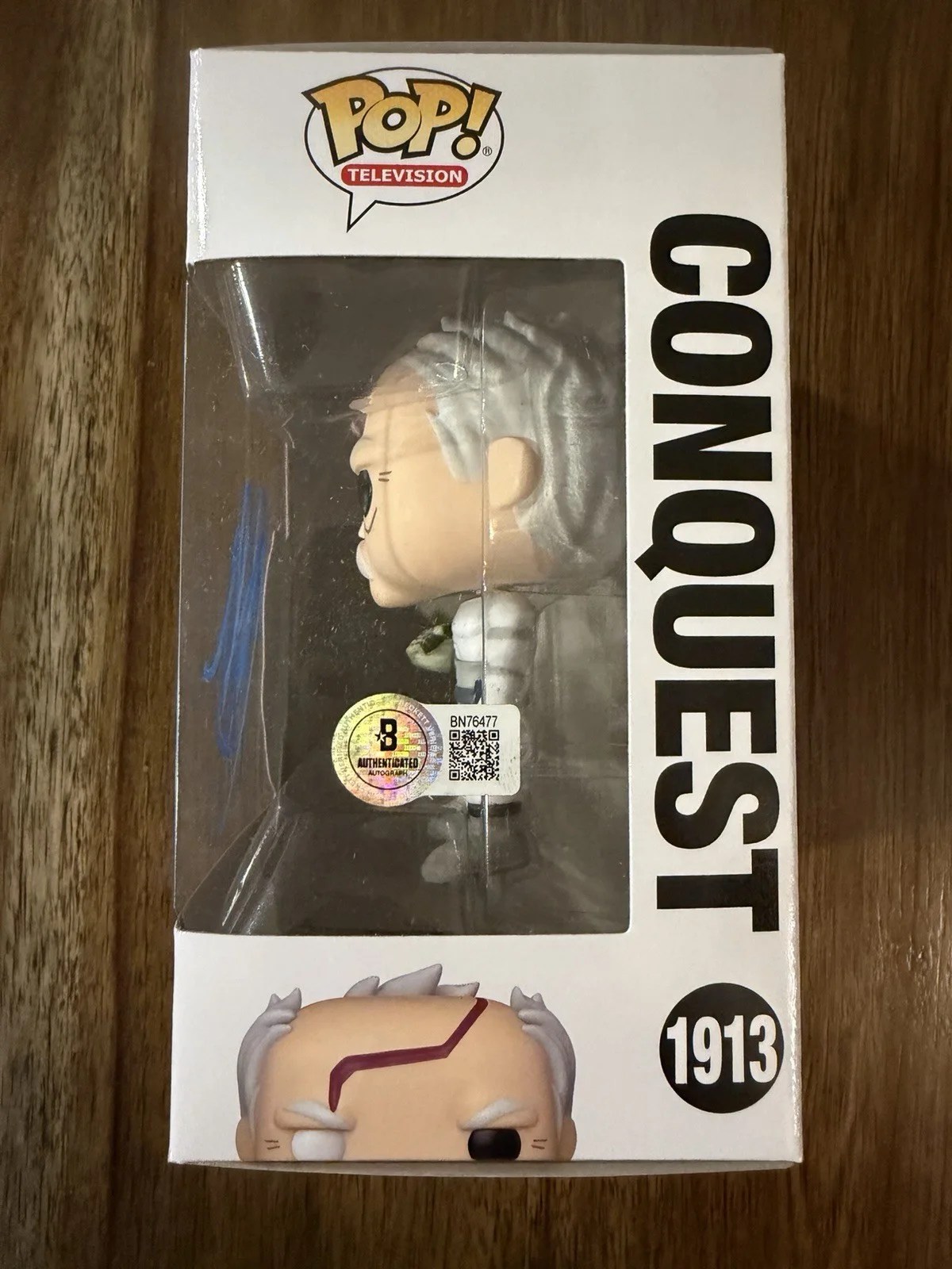 Jeffrey Dean Morgan ‘Invincible’ Signed Funko Pop ‘Conquest’ Beckett, image 2