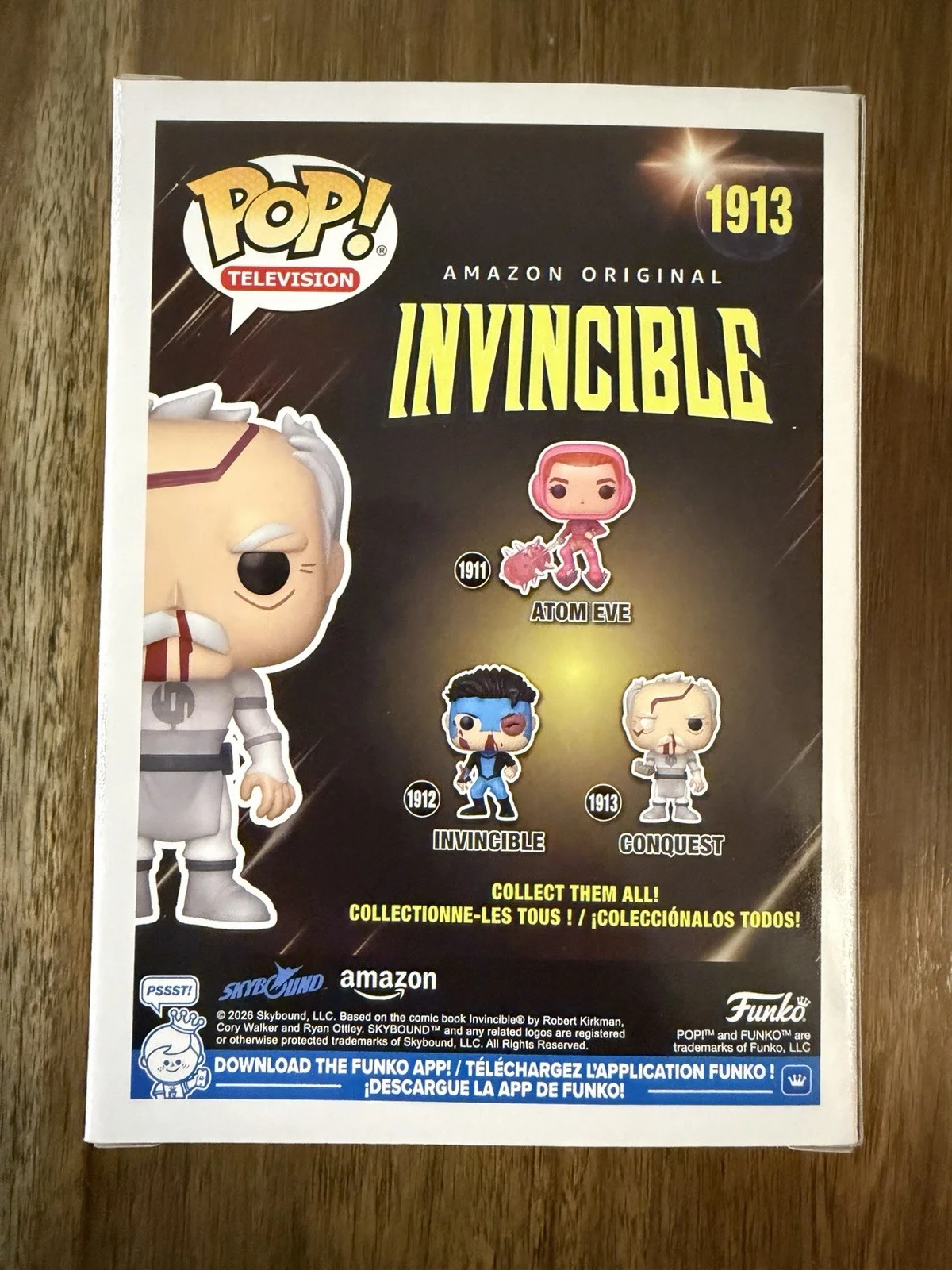 Jeffrey Dean Morgan ‘Invincible’ Signed Funko Pop ‘Conquest’ Beckett, image 3