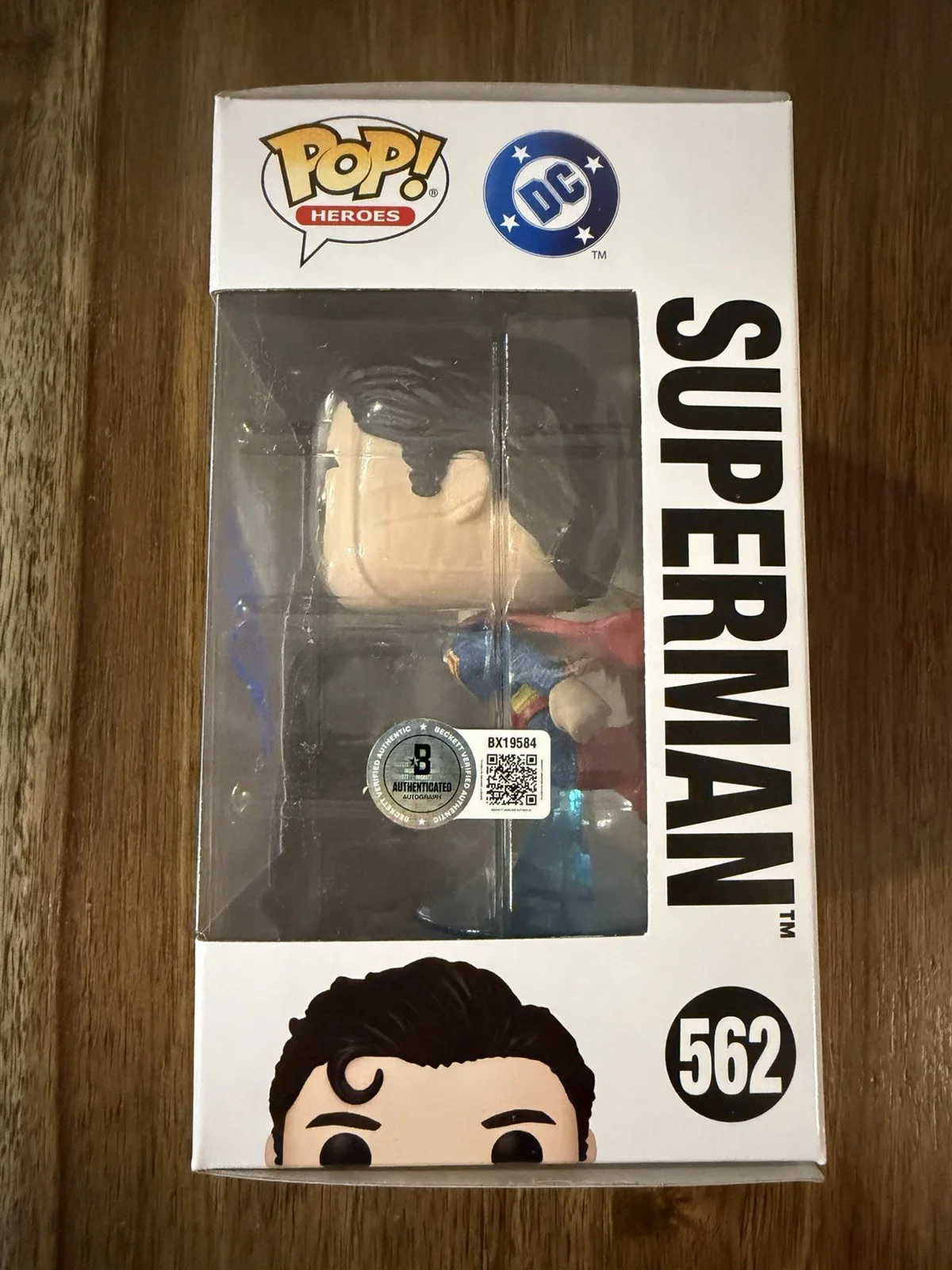 David Corenswet ‘Superman’ Signed Funko Pop DC Studios Beckett, image 2