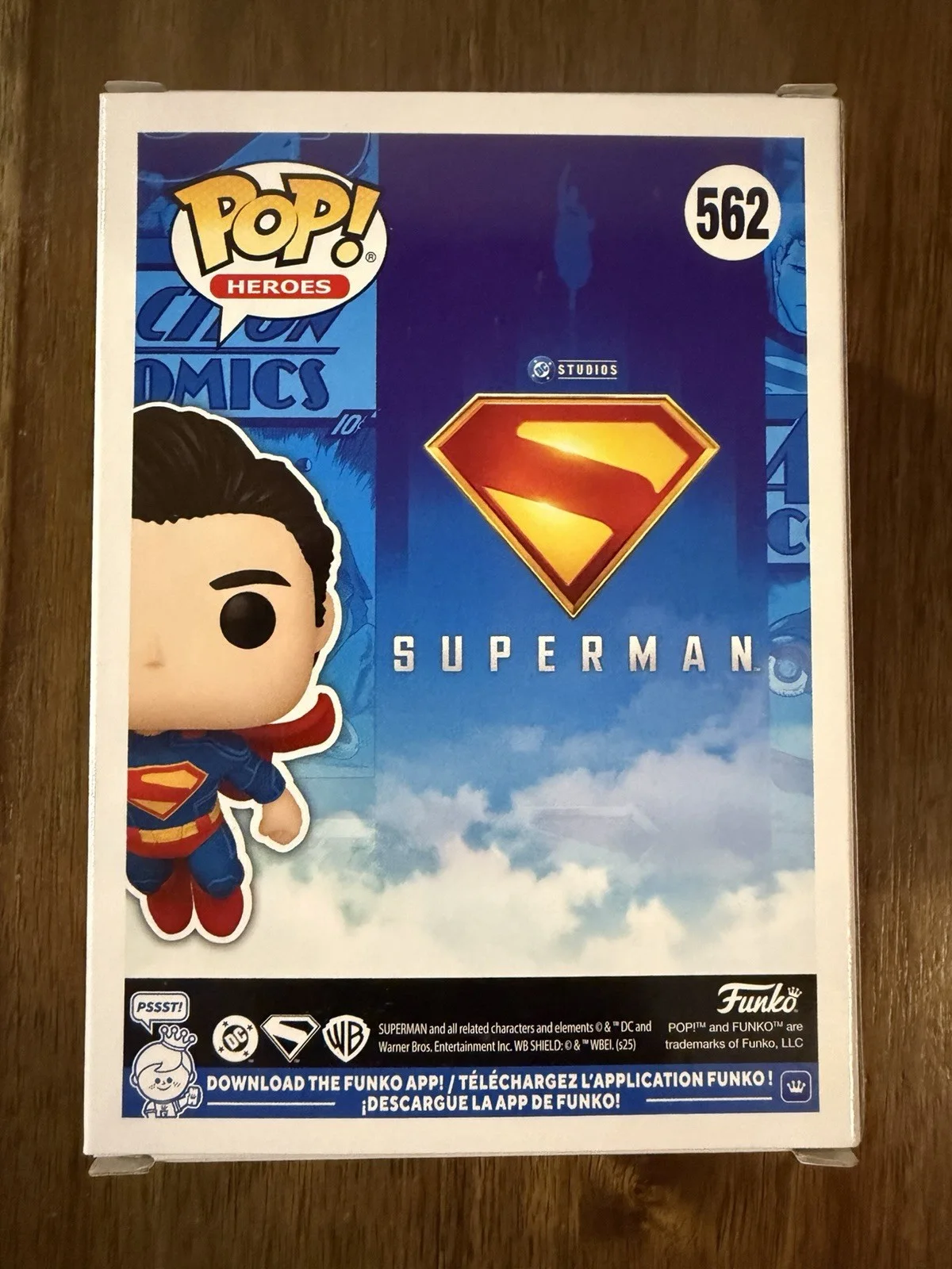 David Corenswet ‘Superman’ Signed Funko Pop DC Studios Beckett, image 3