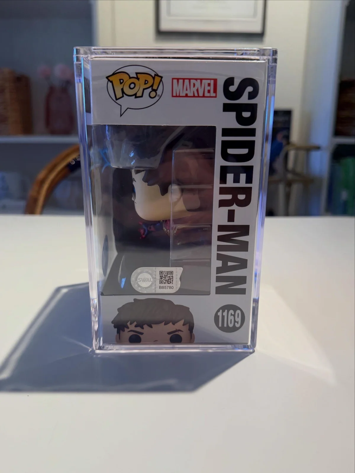 Tom Holland — Tom Holland Signed Spider-Man No Way Home Funko Pop 1169 SWAU COA Marvel, image 2