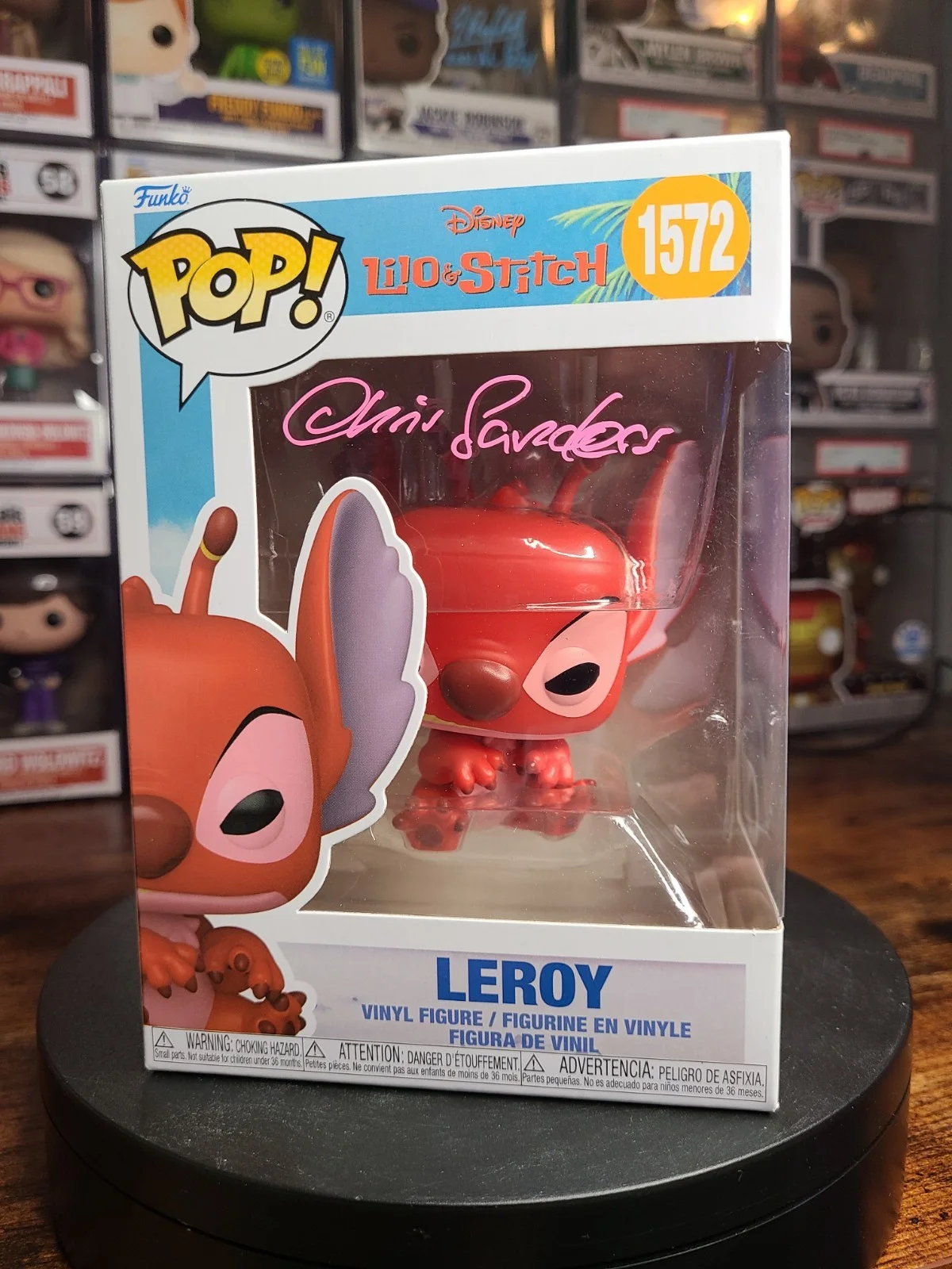 Signed Funko Pop Leroy – Chris Sanders Autograph w/ SWAU COA in Hardstack, изображение 2