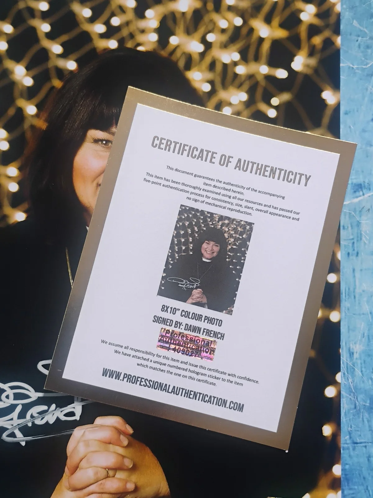 Dawn French Hand Signed 8x10 Photo COA - NO US TARIFFS, image 4