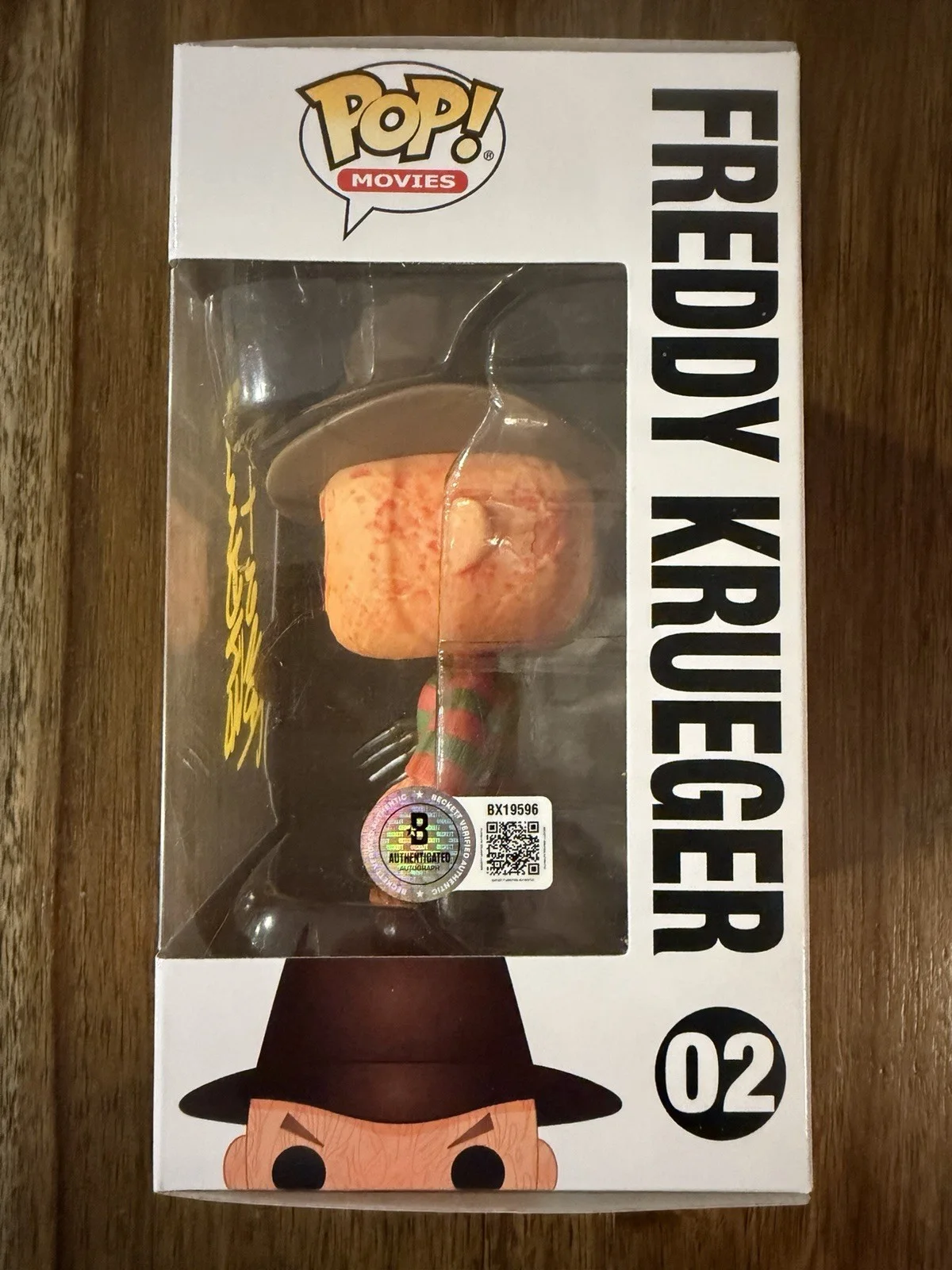 Robert Englund ‘A Nightmare On Elm Street’ Signed Funko Pop ‘Freddy’ Beckett, изображение 2