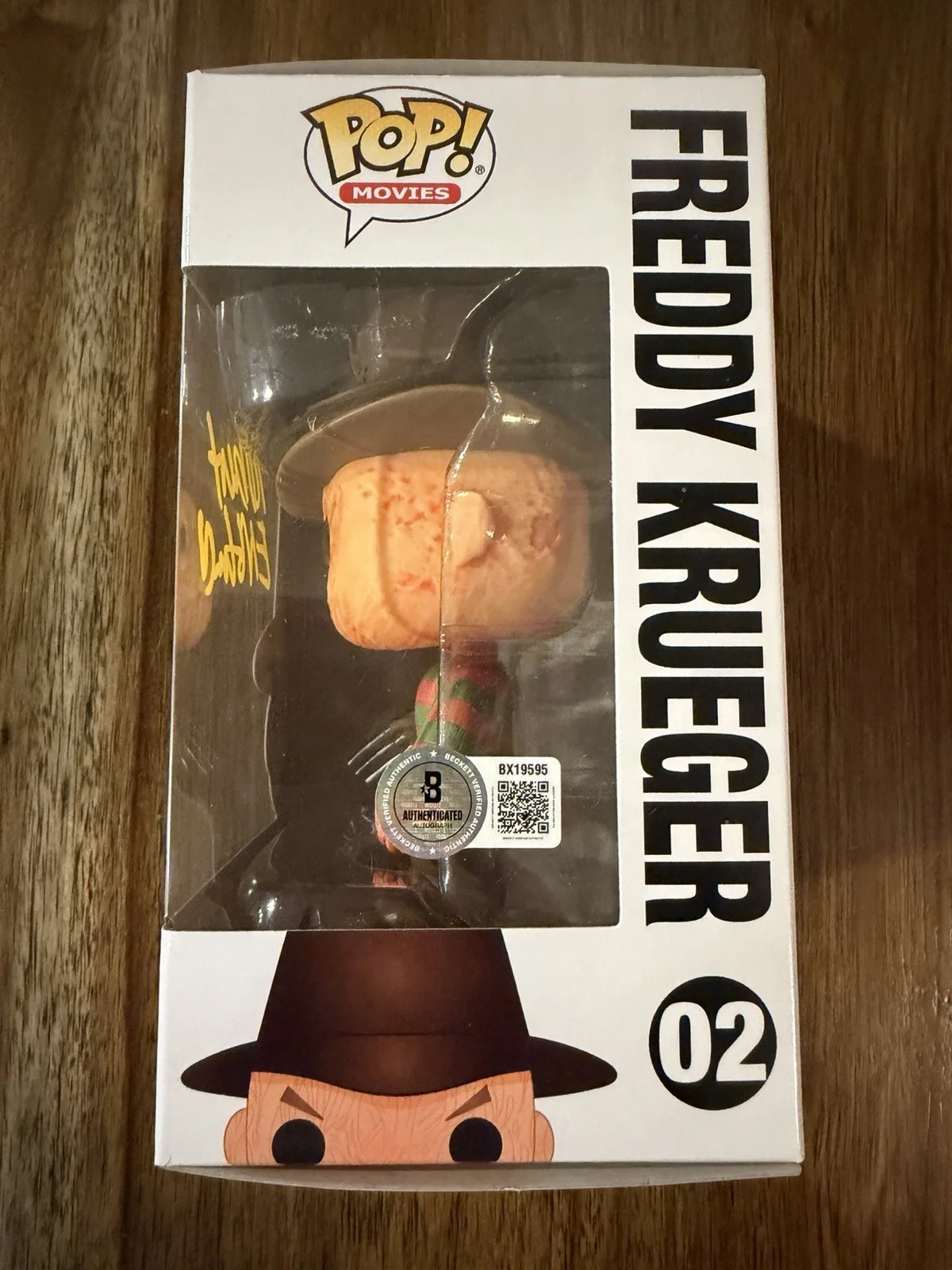 Robert Englund ‘A Nightmare On Elm Street’ Signed Funko Pop ‘Freddy’ Beckett, изображение 2