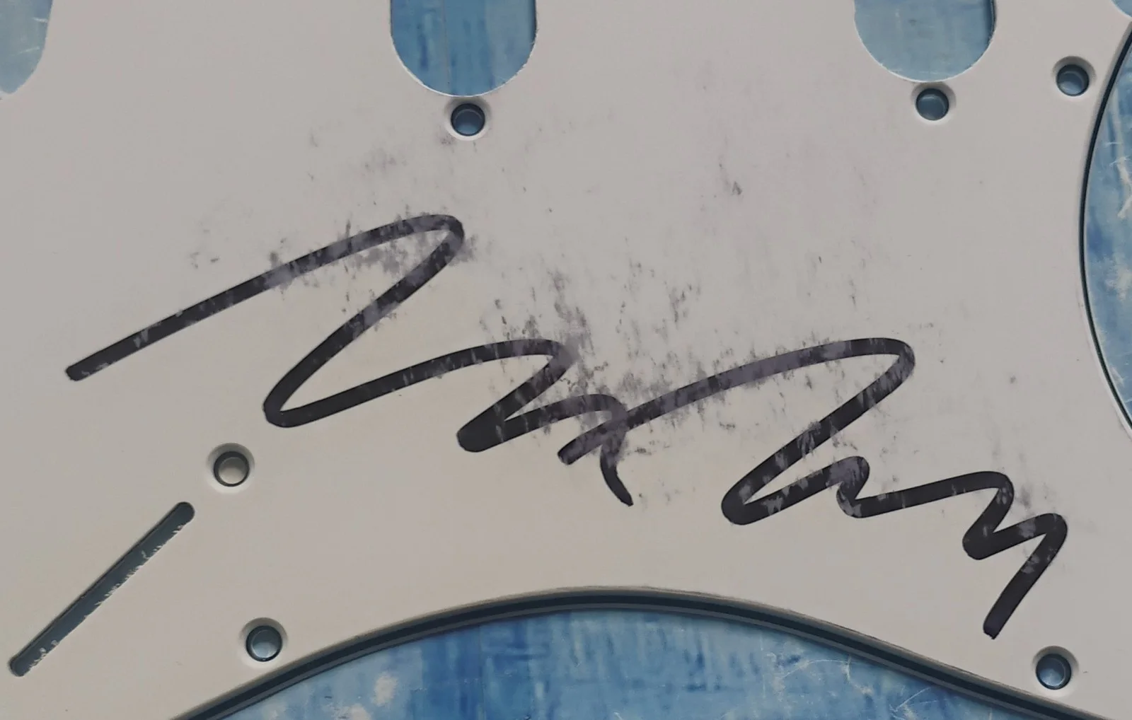 Bryan Ferry Hand Signed Autograph Guitar Pick Guard COA - NO US TARIFFS, image 3