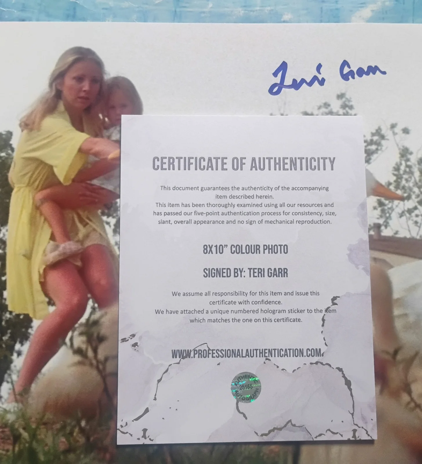 Terri Garr Hand Signed 8x10 Photo COA Close Encounters Of Third Kind NO TARIFF, изображение 4