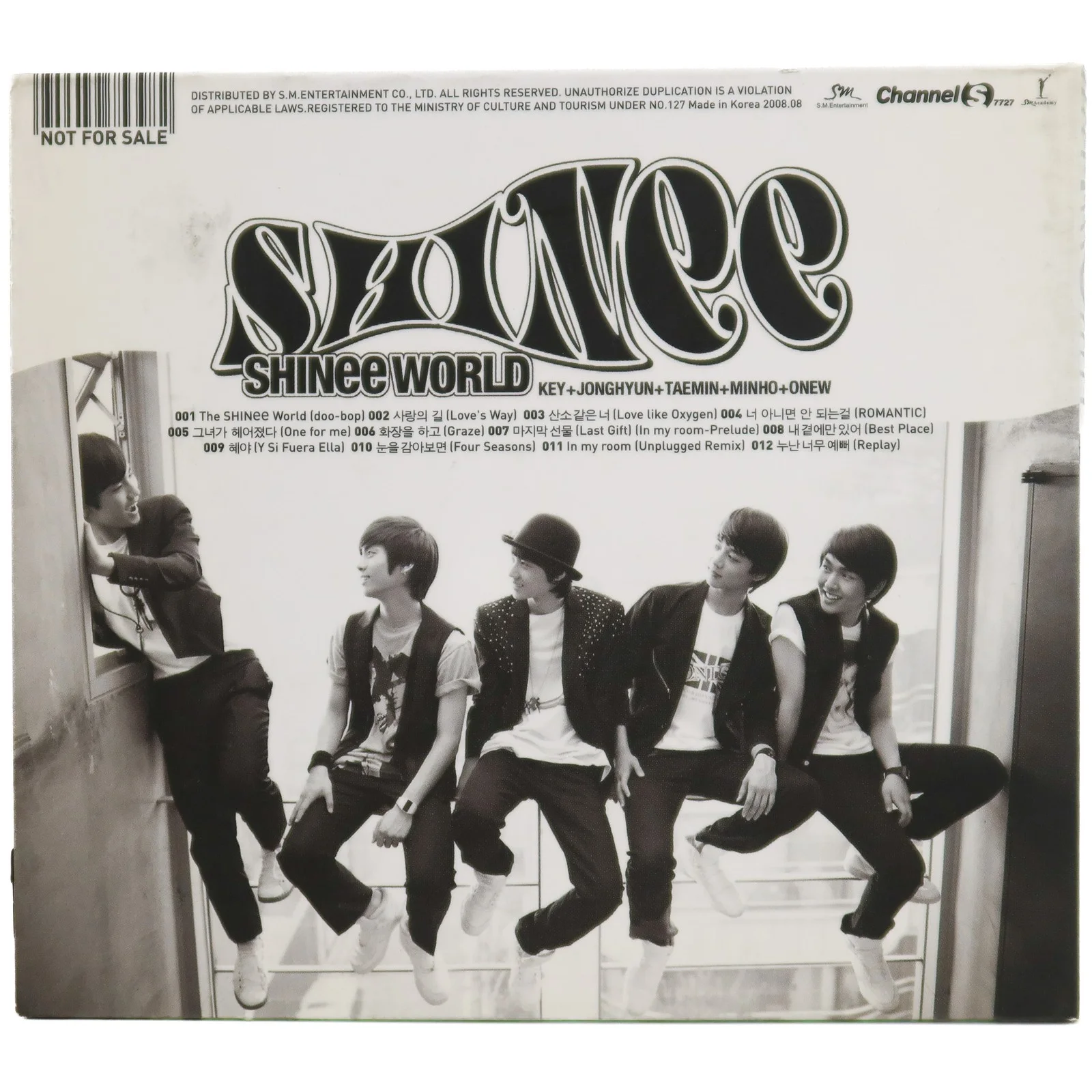 Shinee - Shinee World The First Album Signed Promo CD 2008, image 2