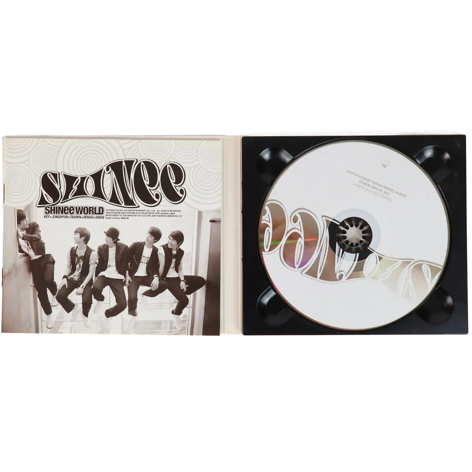 Shinee - Shinee World The First Album Signed Promo CD 2008, image 3
