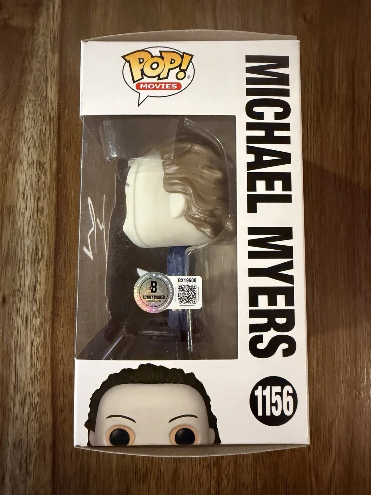 Jason Blum — Jason Blum ‘Halloween’ Producer Signed Funko Pop Michael Myers Blumhouse Beckett, изображение 2