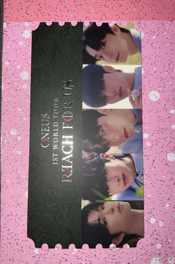 ONEUS Reach For Us 1st World Tour Signed Ticket Autographed Card/Photocard, изображение 2