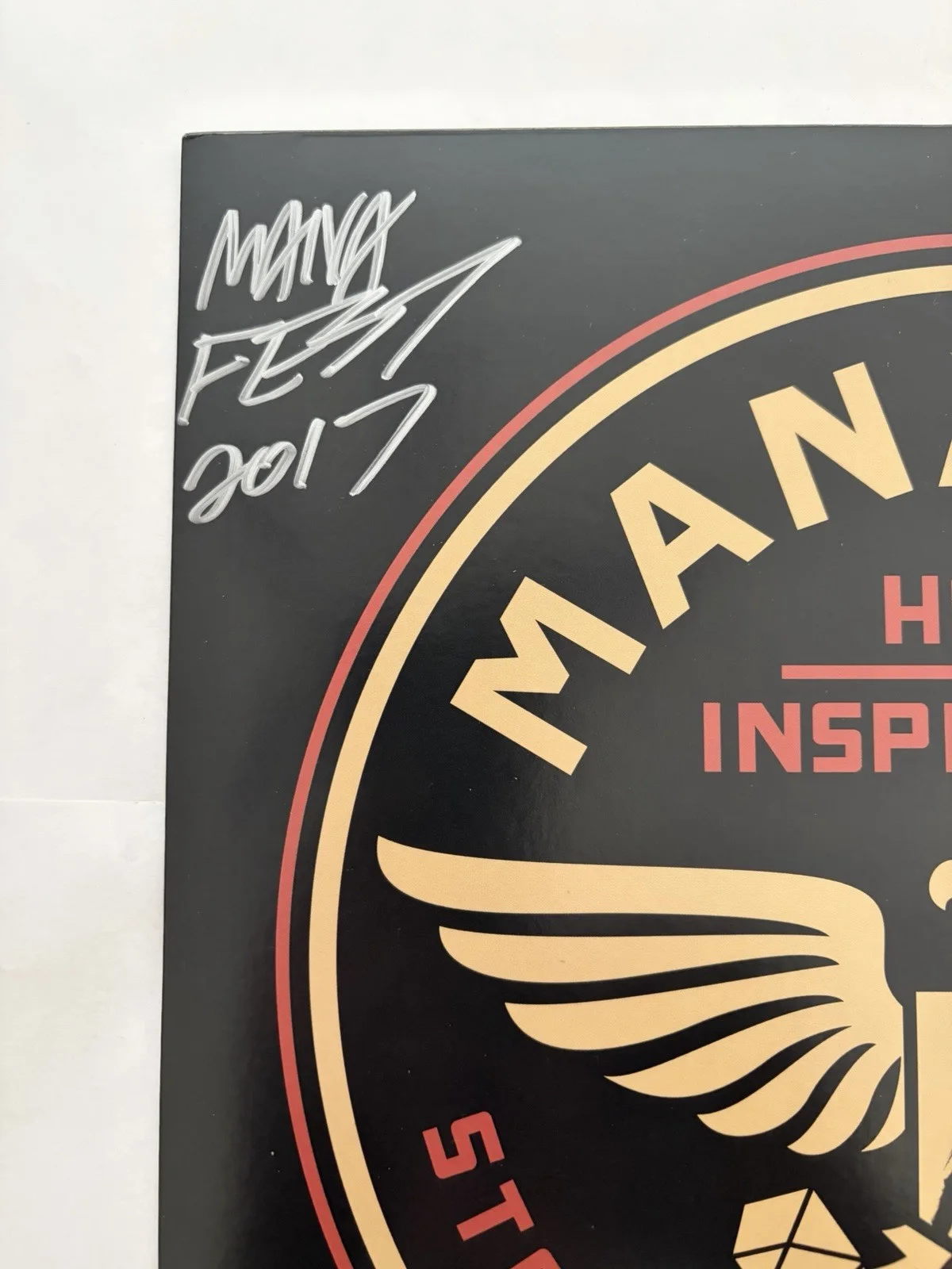 Manafest Stones Signed Autographed Vinyl Record 2017 Christopher Greenwood VG, image 2