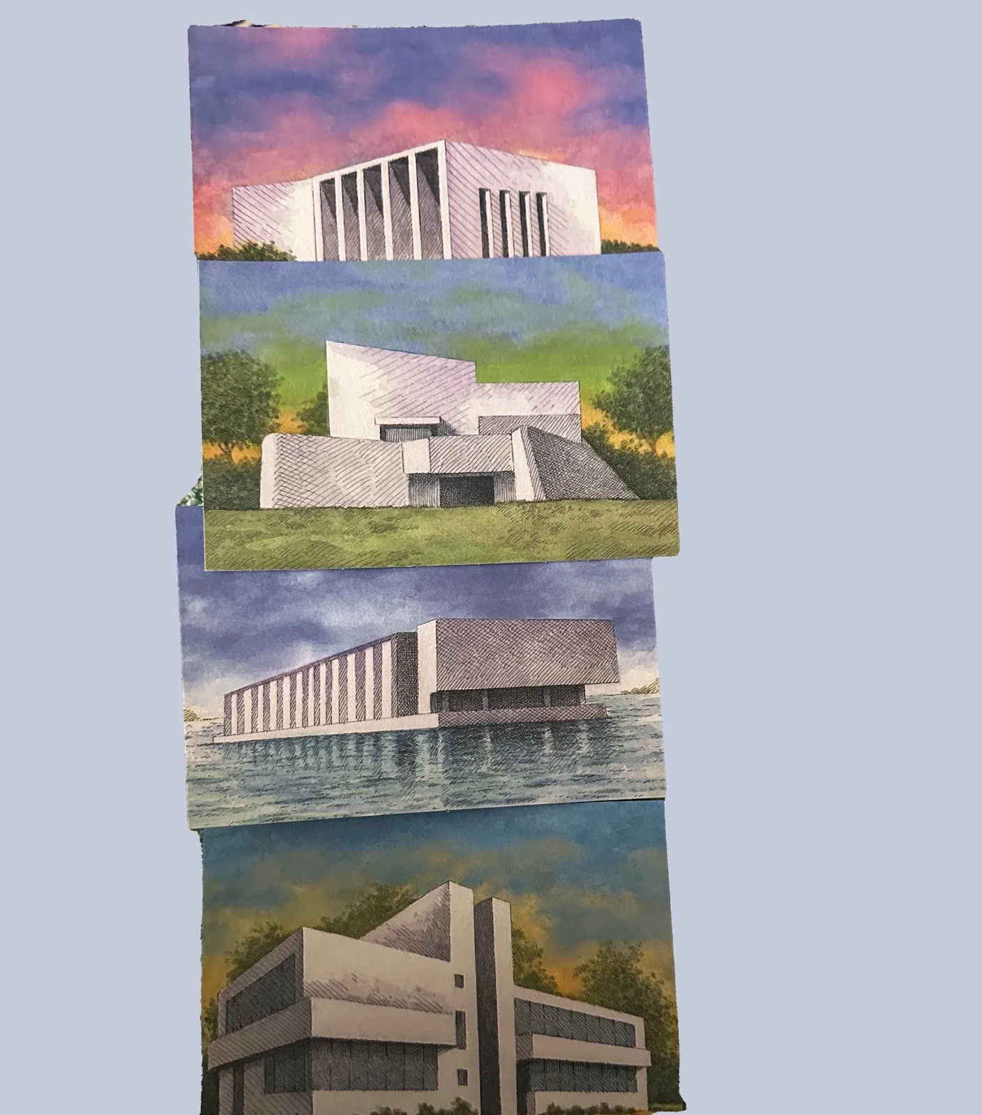 The Brutalist Promotional Cinema Set - Leaflet, 4x Postcards and Outer Sleeve, изображение 2