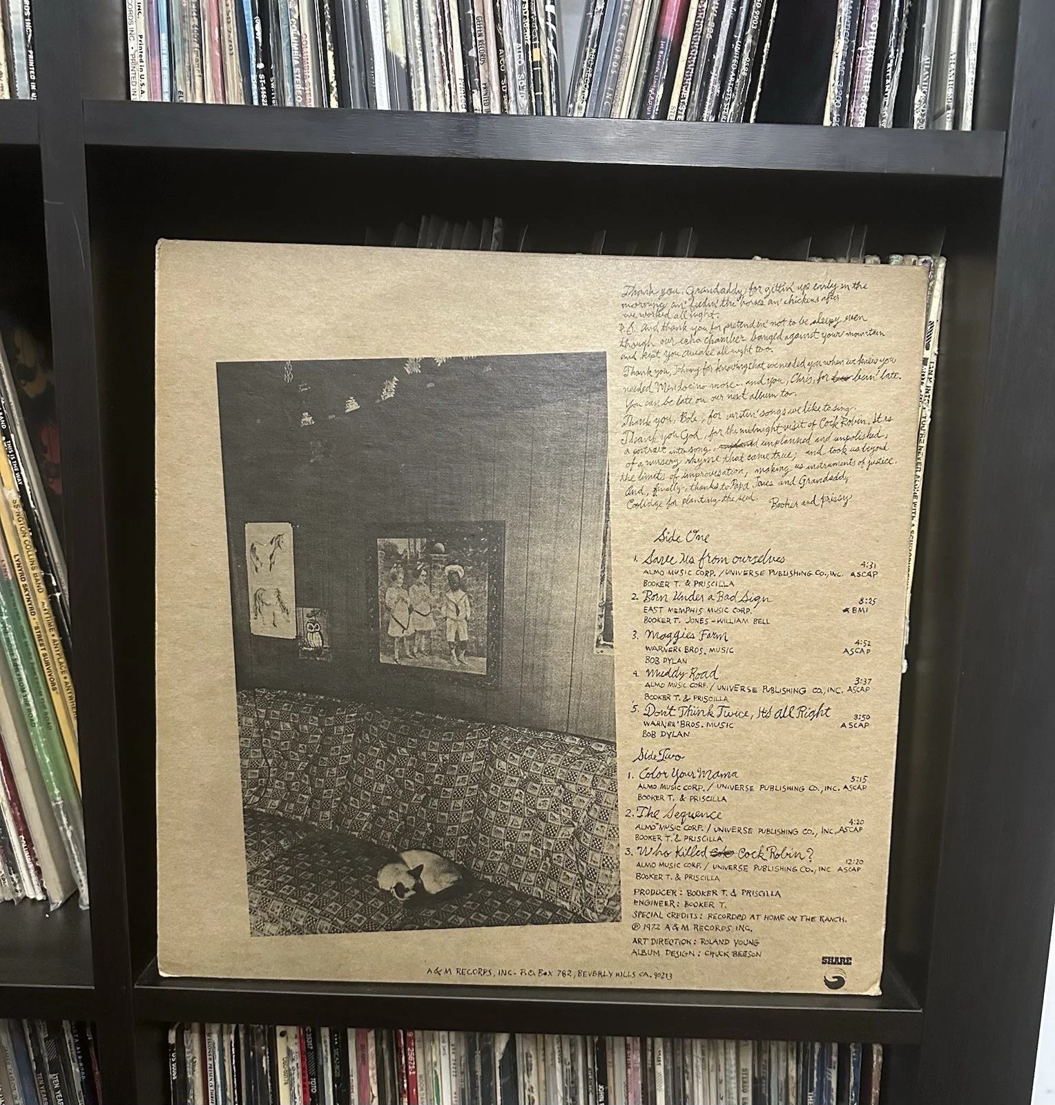 Booker T. & Priscilla Jones "Home Grown" SIGNED LP + COA (Priscilla Coolidge), изображение 2