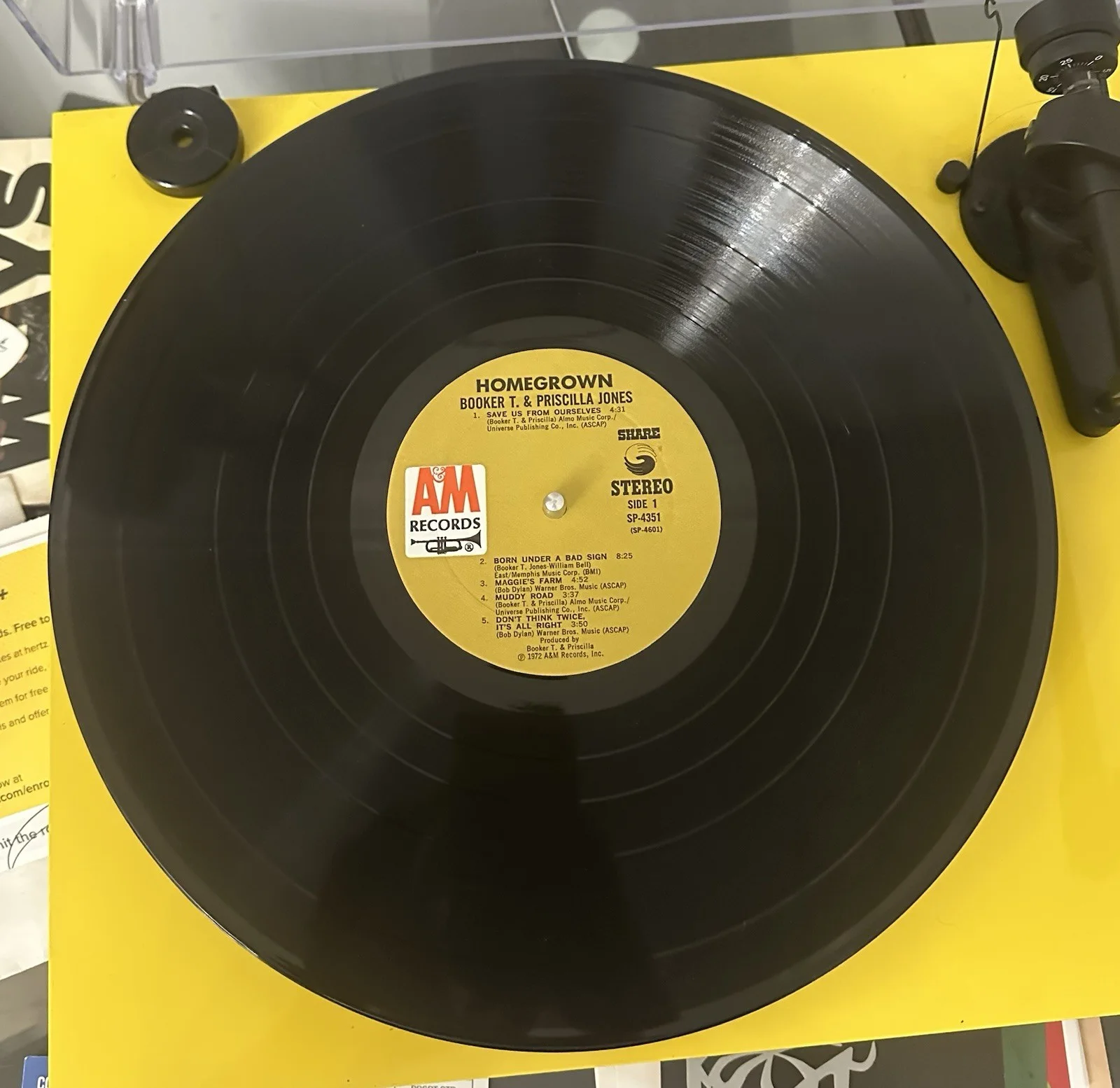 Booker T. & Priscilla Jones "Home Grown" SIGNED LP + COA (Priscilla Coolidge), изображение 5