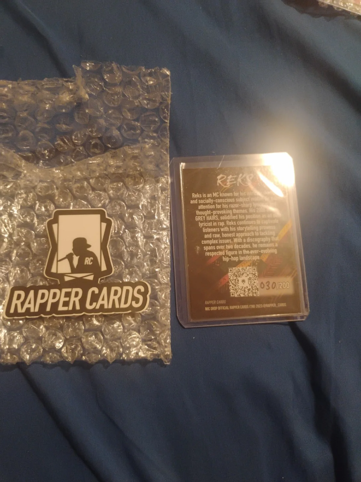 REKS Signed Rapper Card, image 2