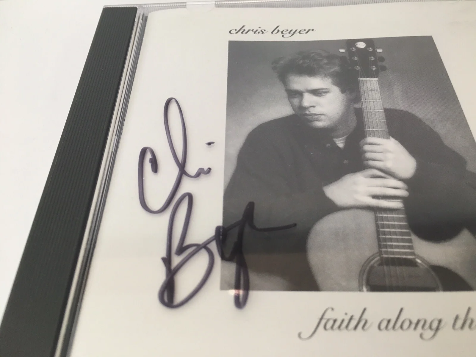 Chris Beyer Faith Along The Way Hand Signed Autographed CD, image 2