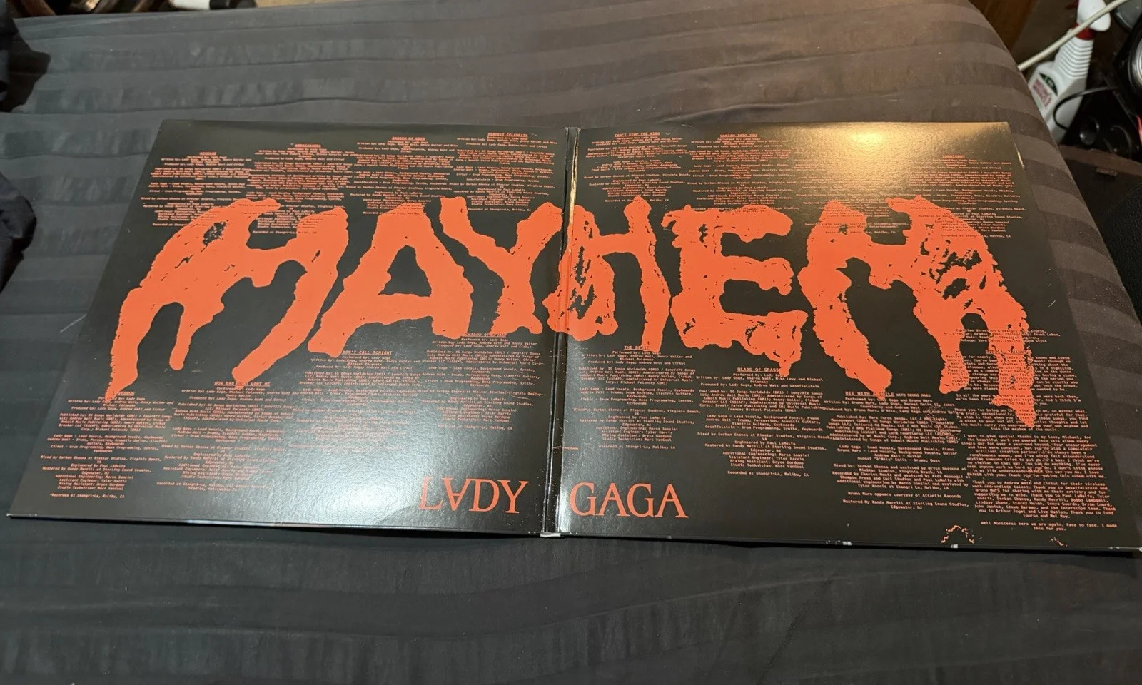 Lady Gaga Mayhem Original Autographed Vinyl Record, image 2