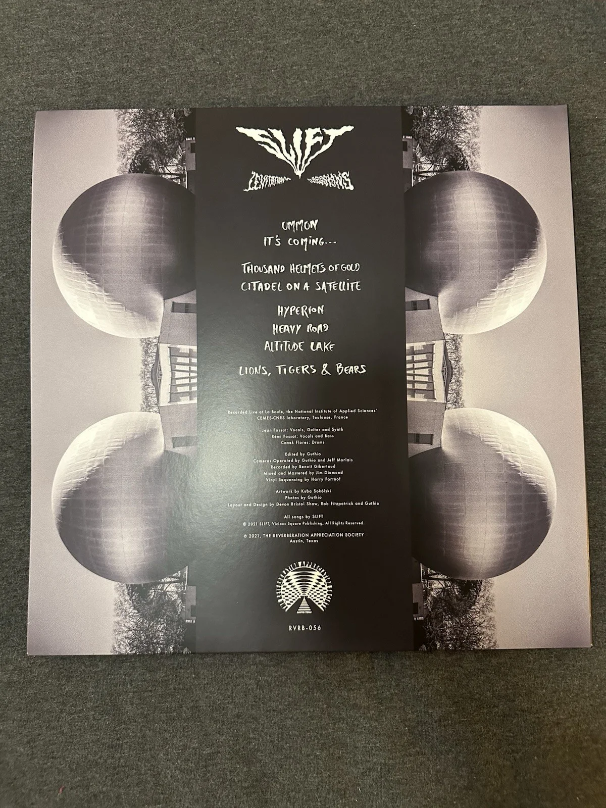 Slift vinyl Cover signed Levitation Sessions Ummon Limited Edition Swirl Vinyl, image 3