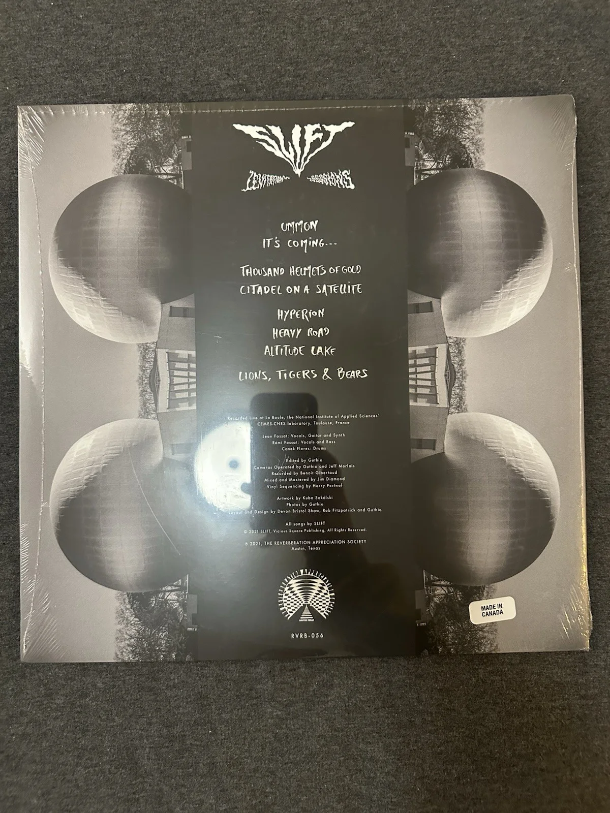 Slift vinyl Cover signed Levitation Sessions Ummon Limited Edition Swirl Vinyl, image 5