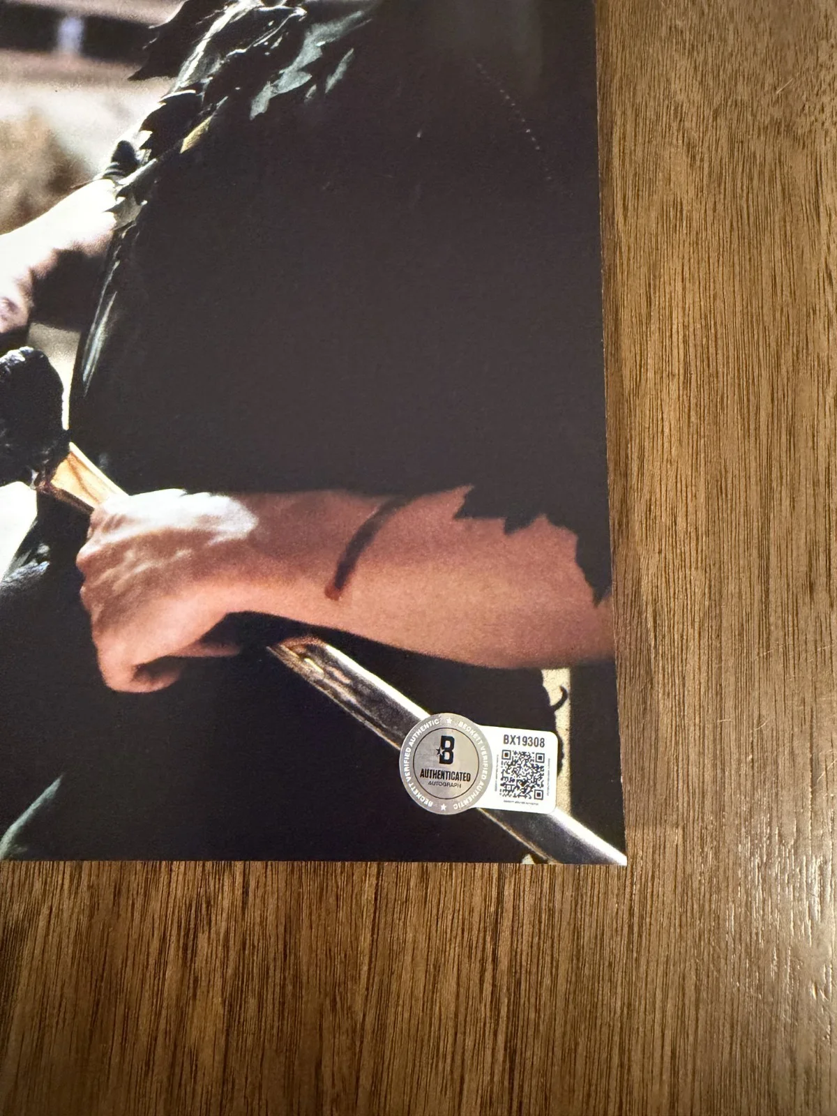 Dustin Hoffman ‘Hook’ Signed 11x14 Photo ‘Captain Hook’ Beckett, image 2