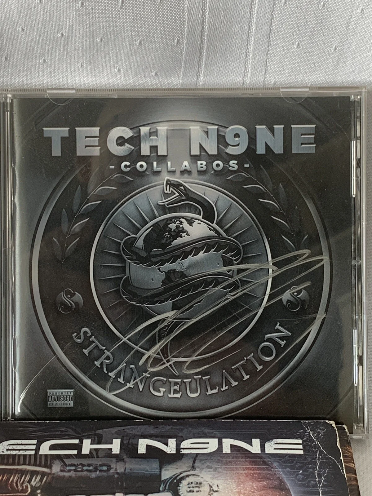 Lot of 4 Tech N9NE CDs 2 AUTOGRAPHED Sampler and Stickers Strange Music RARE, изображение 2
